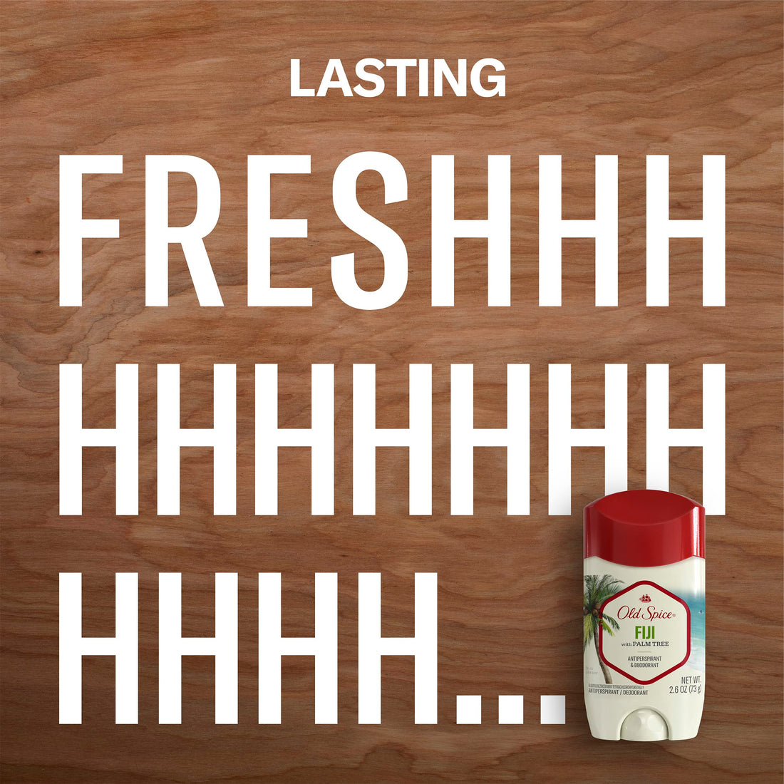 Old Spice Antiperspirant Deodorant for Men, 24/7 Sweat and Odor Protection, Advanced Skin Conditioners, Fiji with Palm Tree Scent, Invisible Solid, 2.6 oz (Pack of 2)