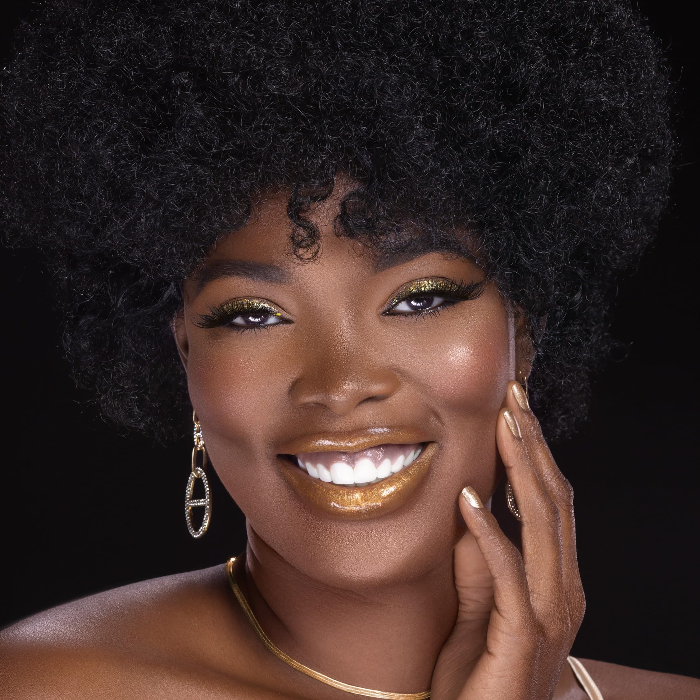 Black Radiance Eyeshadow Palette w/ Applicators & Mirror 8810 Moroccan Mix, Beige, Blue, Brown, Red Brown