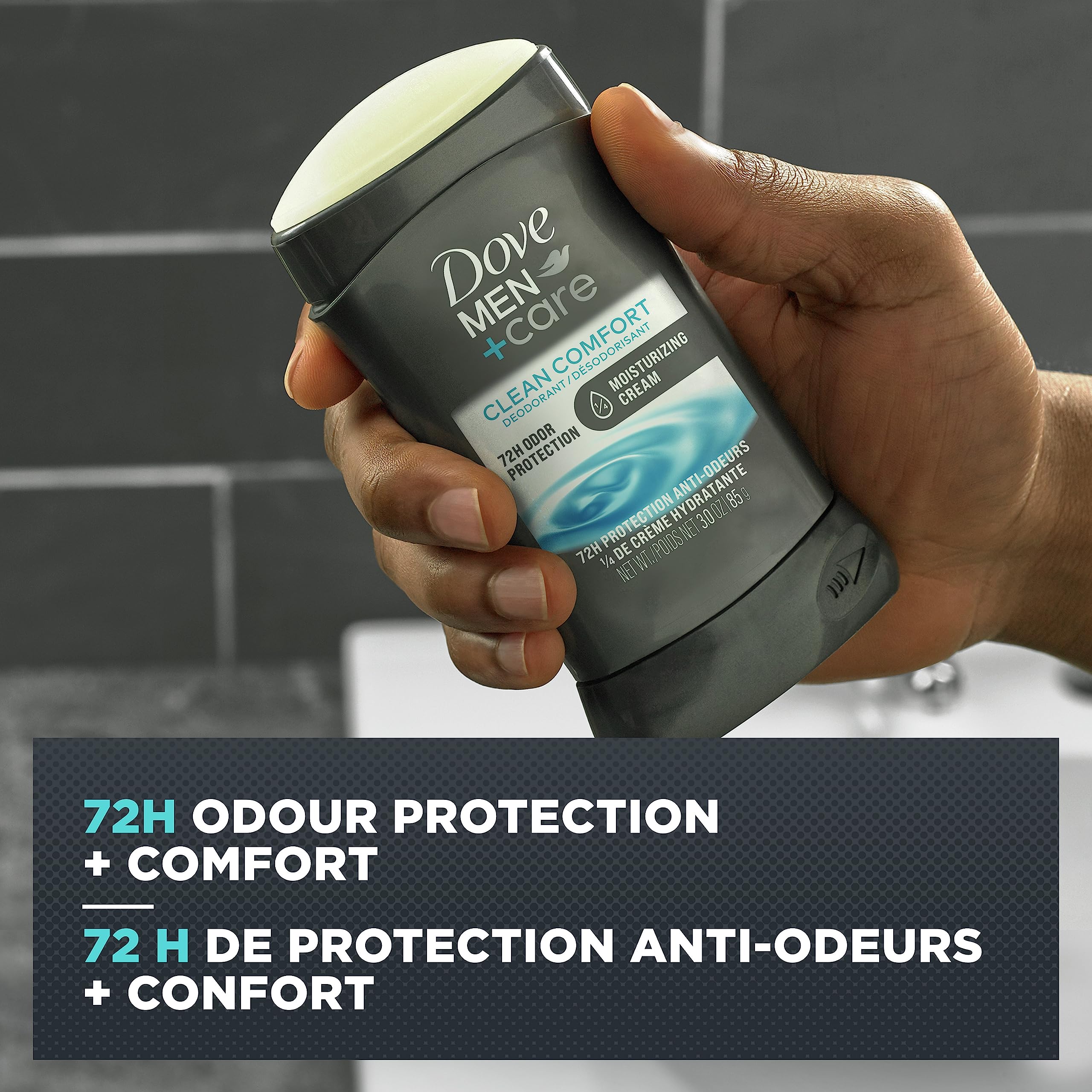 3 Ounce (4 Count) : Dove Men+Care Deodorant Stick, Clean Comfort 3 oz, 4 Count