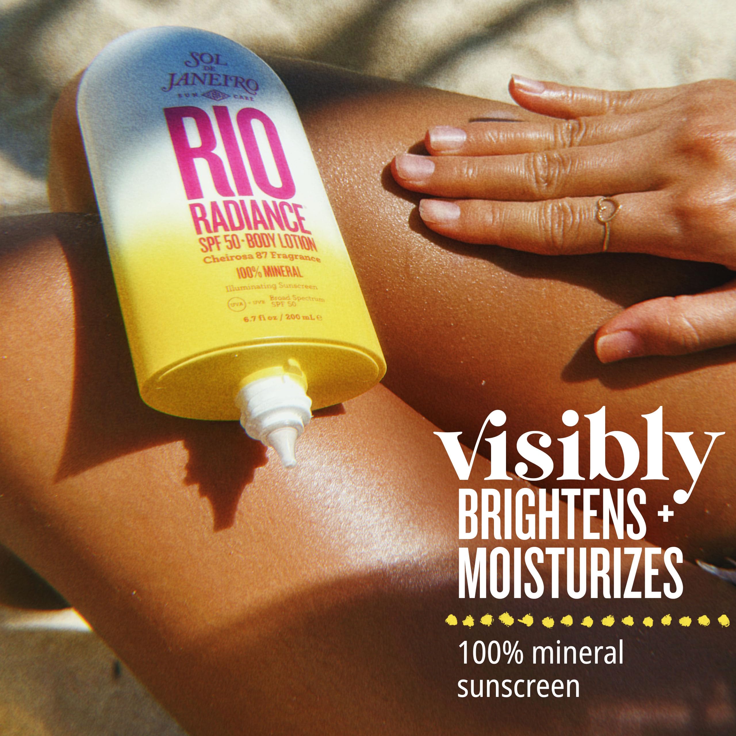 Sol de Janeiro Rio Radiance Sunscreen Lotion 100% Mineral UVA/UVB Broad Spectrum SPF 50