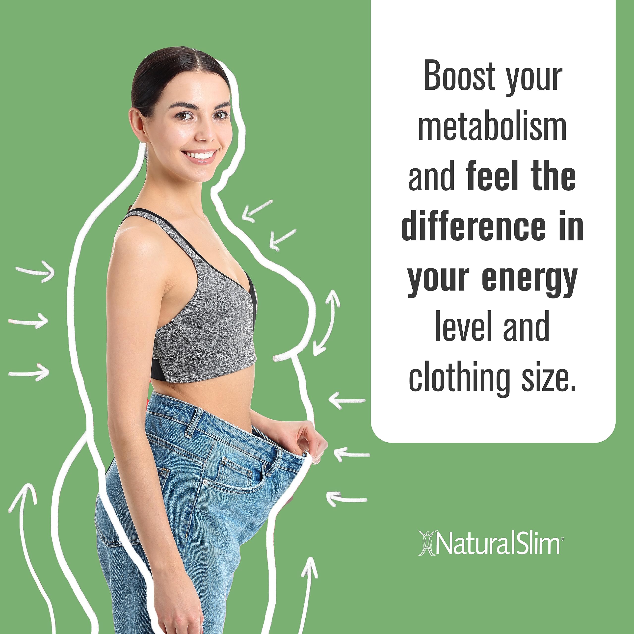 NaturalSlim Metabolic Vitamins - Combination of High Potency Multivitamins, Minerals, B Complex, Msm, & Digestive Formula Supplements for Men & Women - Energy & Metabolism Support - Capsule,1 Pack