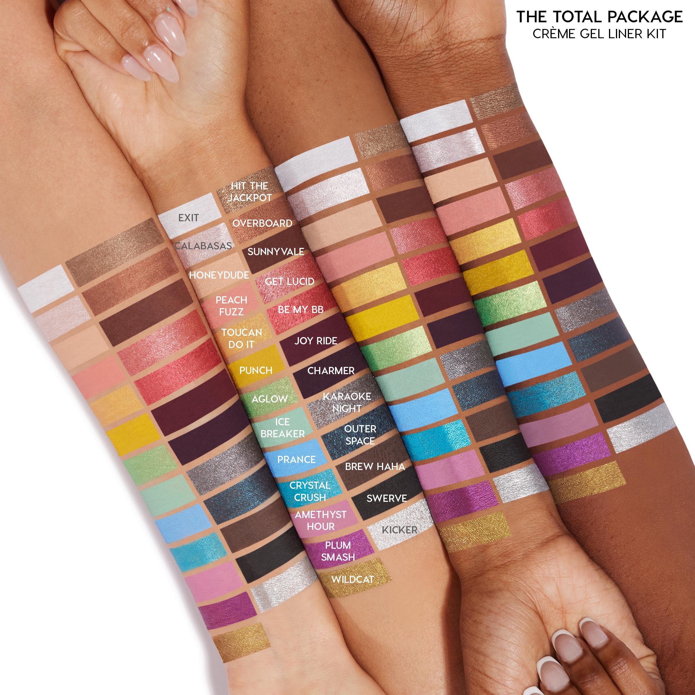 ColourPop BFF Crème Gel Liner - Waterproof Gel Eyeliner Pen with a High-Pigment & Buildable Formula - Colored Eyeliner with 18-Hour Wear - Swerve (0.01 oz)