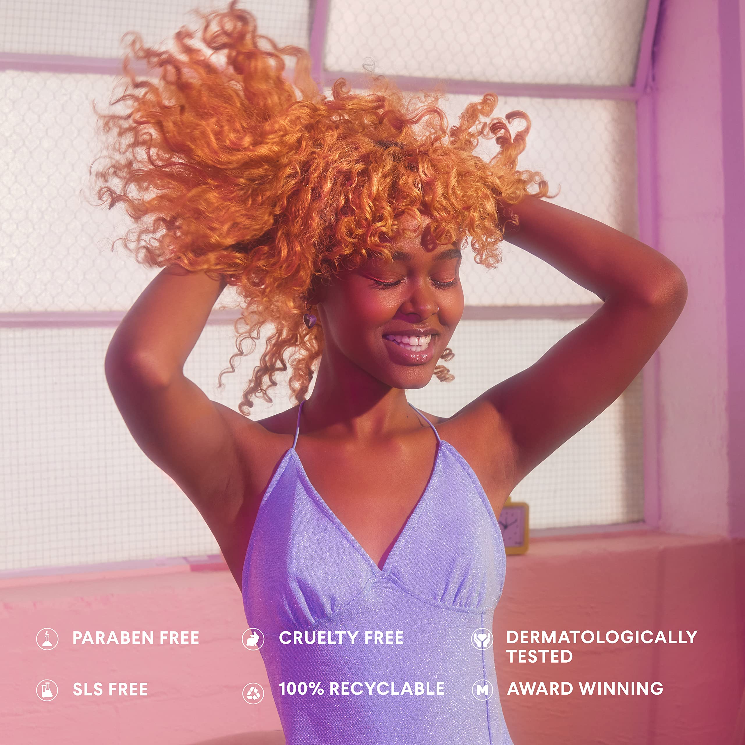 MONDAY HAIRCARE Smooth Shampoo 12oz for Frizzy, Coarse, and Curly Hair, Made from Coconut Oil, Shea Butter, & Vitamin E, 100% Recyclable Bottles (350ml)