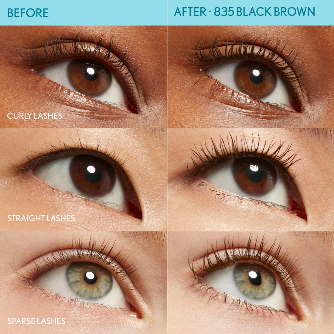 CoverGirl Lash Blast Cleantopia, Waterproof Mascara, Aloe Leaf Extract, Vitamin E & Ceramide, Gentle Formula, Volumizing, Long-Wearing, Transfer-Proof, Black/Brown, 1 Count