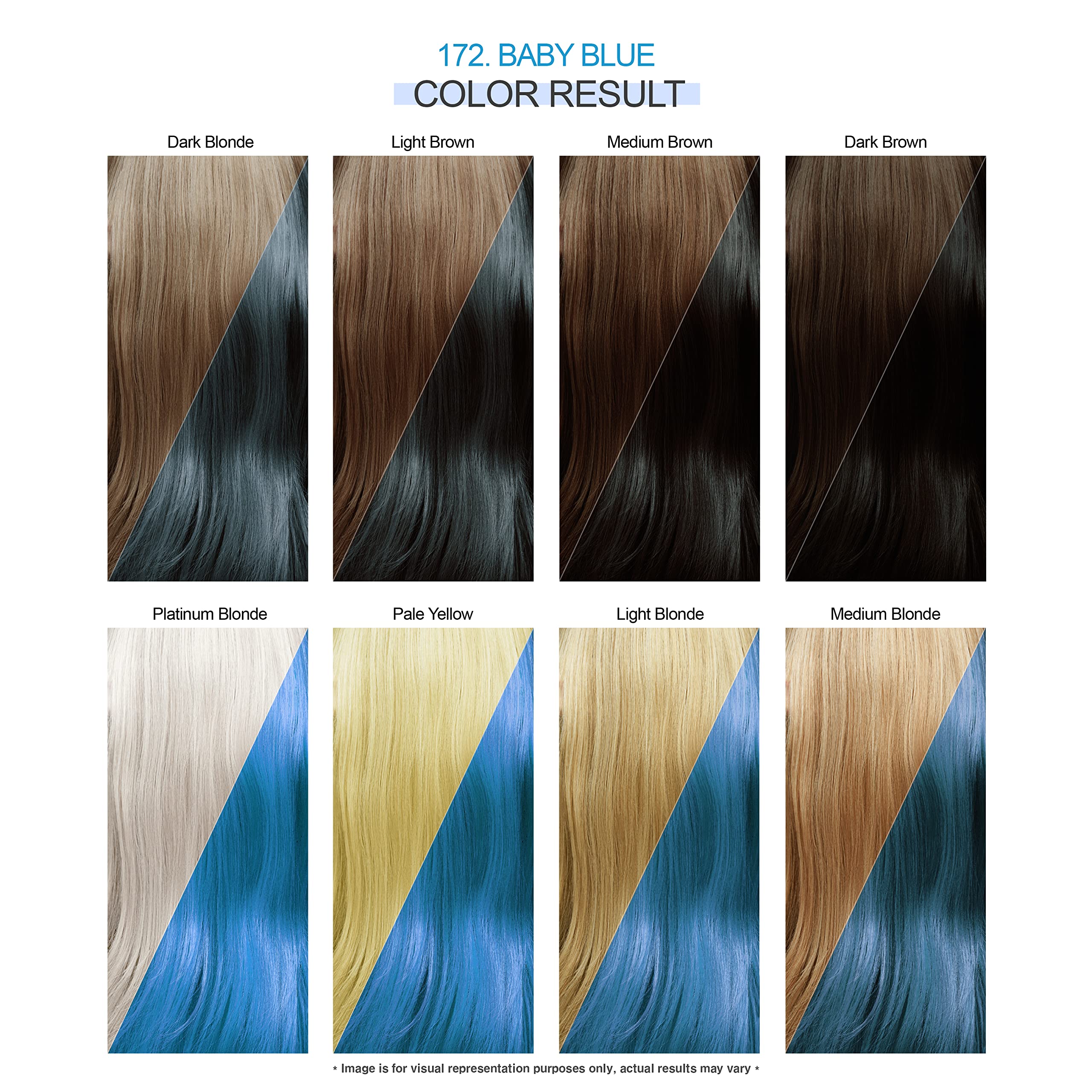 Adore Creative Image Semi-permanent Hair Color #172 Baby Blue by Adore