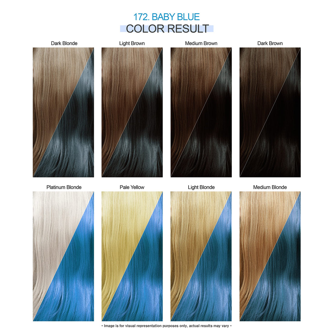 Adore Creative Image Semi-permanent Hair Color #172 Baby Blue by Adore