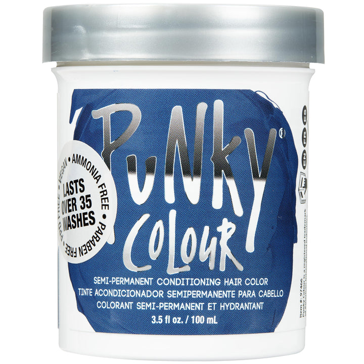 Punky Midnight Blue Semi Permanent Conditioning Hair Color, 3.5oz