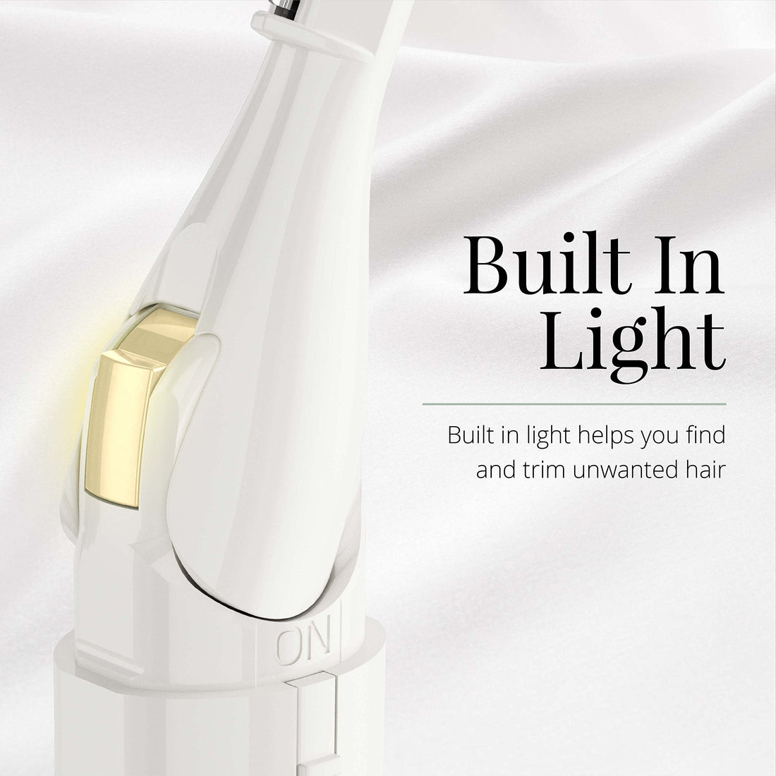 Remington Smooth & Silky Facial Pen Trimmer, Women's Detail Trimmer, MPT3800SSH Color: White