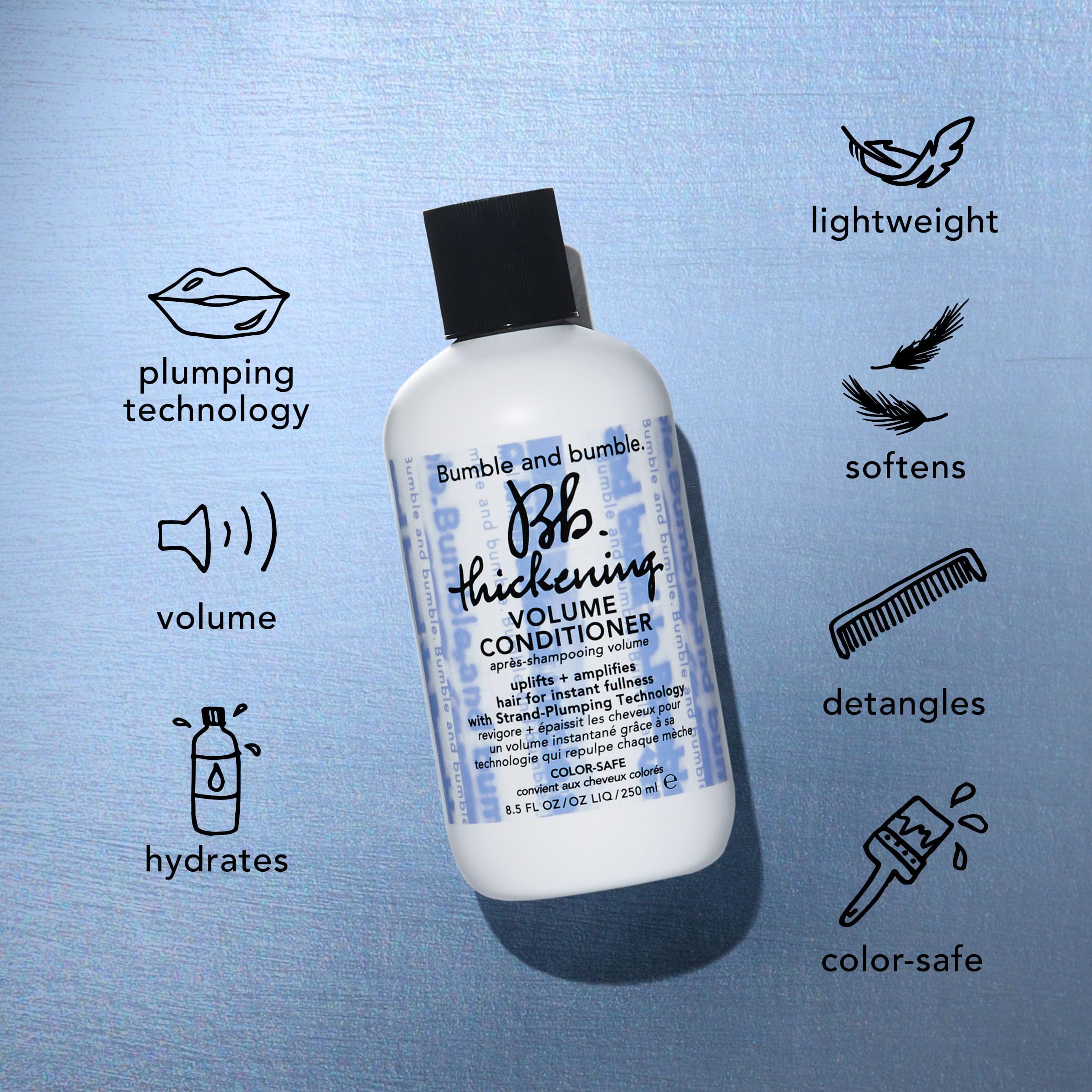 Bumble and bumble. Thickening Volumizing Conditioner | For Instant Fullness | Moisturizing | Color Safe | Straight to Wavy, 8.5 Fl Oz