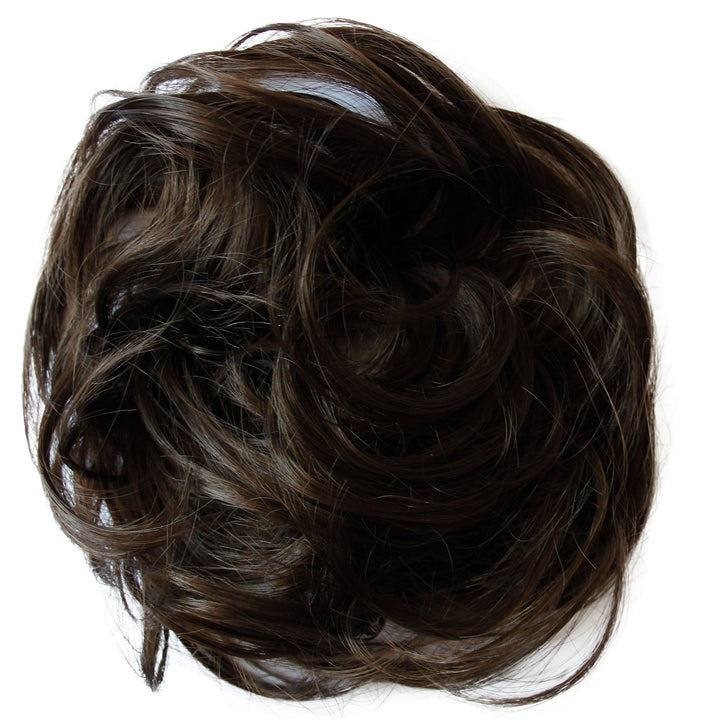 brown 8 : PRETTYSHOP Scrunchie Bun Up Do Hair piece Hair Ribbon Ponytail Extensions Wavy Curly or Messy Various Colors(brown 8)