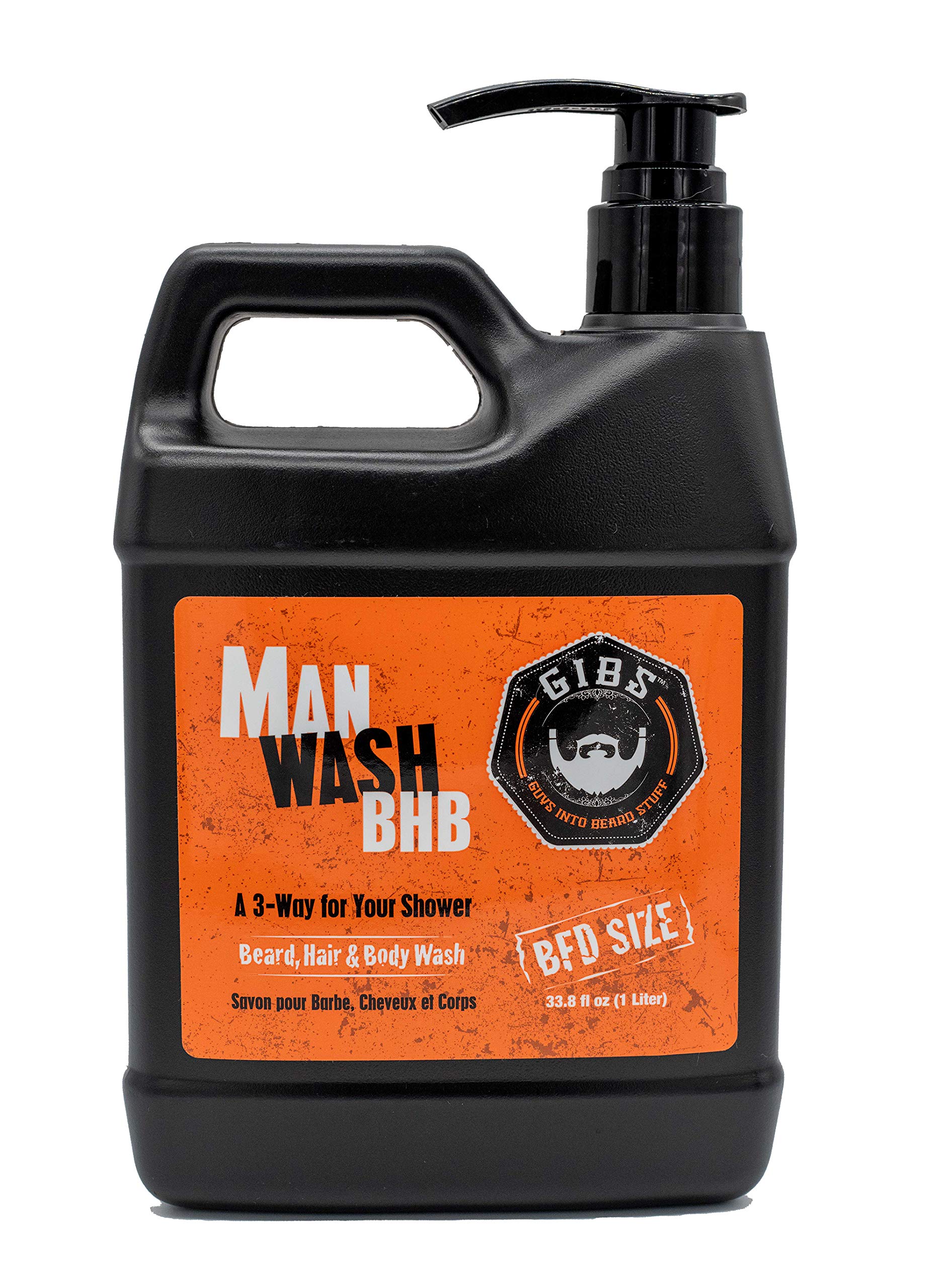 GIBS Grooming Man Wash Shampoo and Biofuel Conditioner, 33.8 fl. oz.