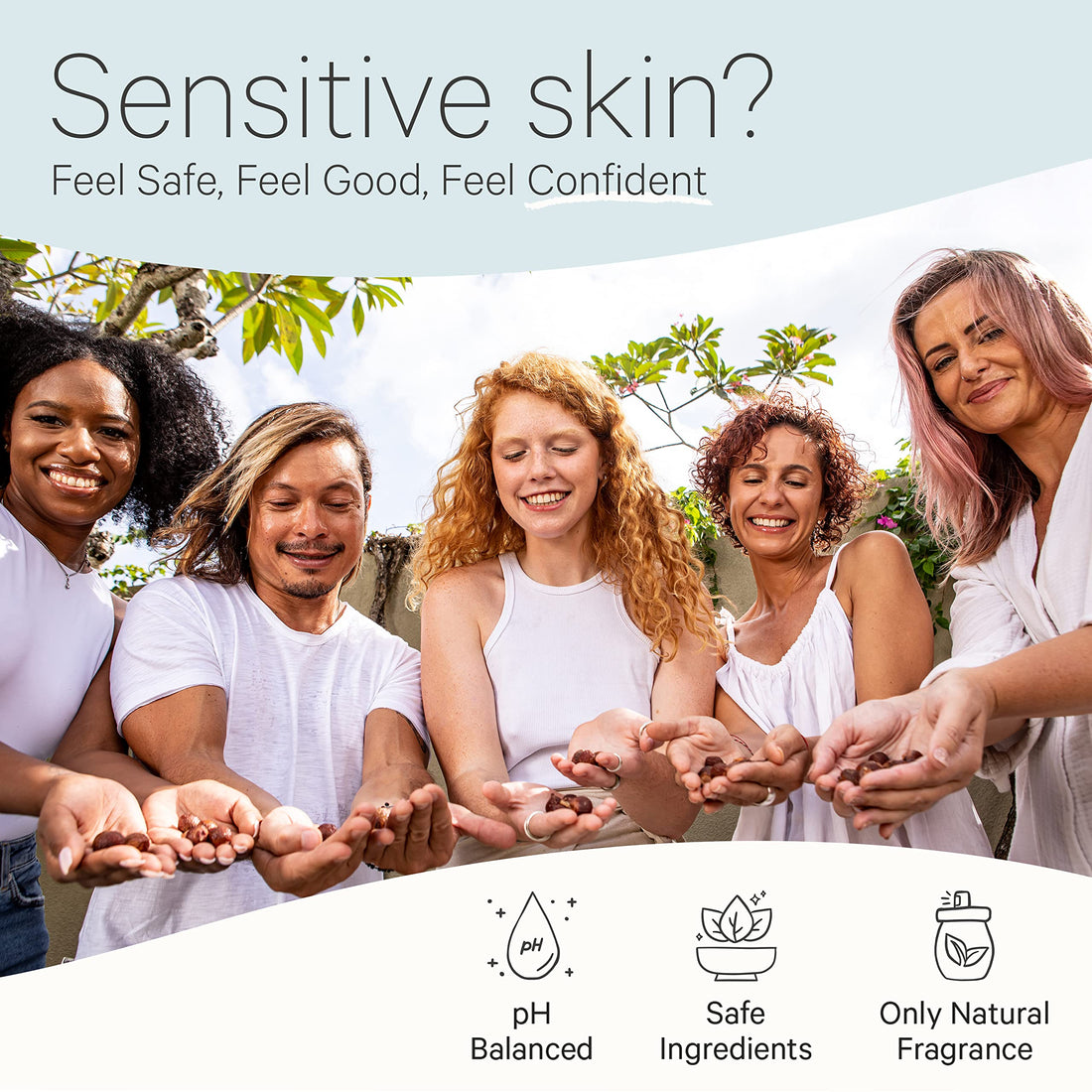 Gentle, Acne Face Wash for Oily Skin. The Only pH 5.5 Balanced Peppermint Foaming Cleanser for Sensitive Skin â€“ Women and Mens Face Wash Made with Organic Wild Soapberries, 4 ozâ€”by Tree To Tub