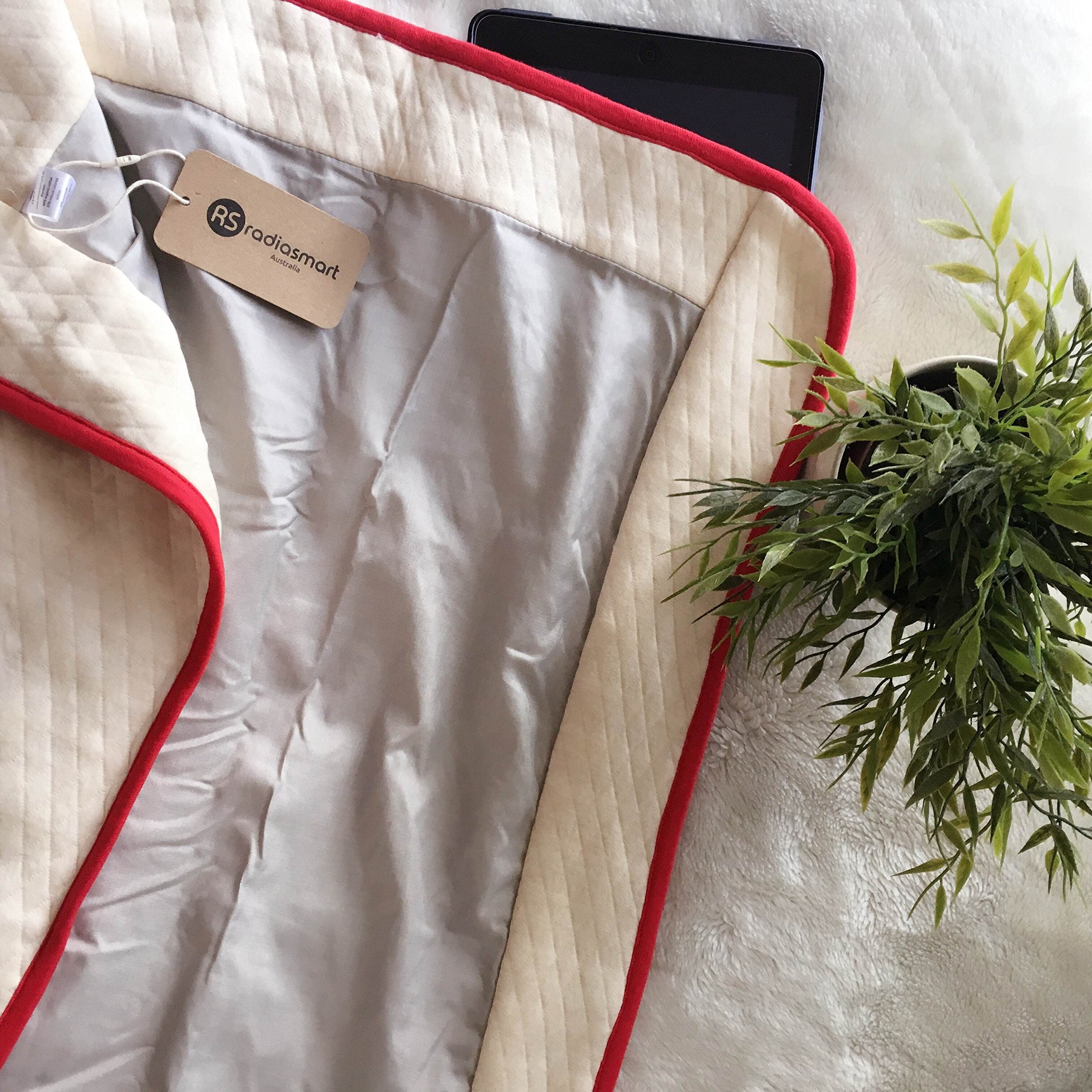 Radia Smart® 5G Blocking, EMF Protection Baby Blanket, Pregnancy Belly Shielding, Organic Cotton, 30”x35