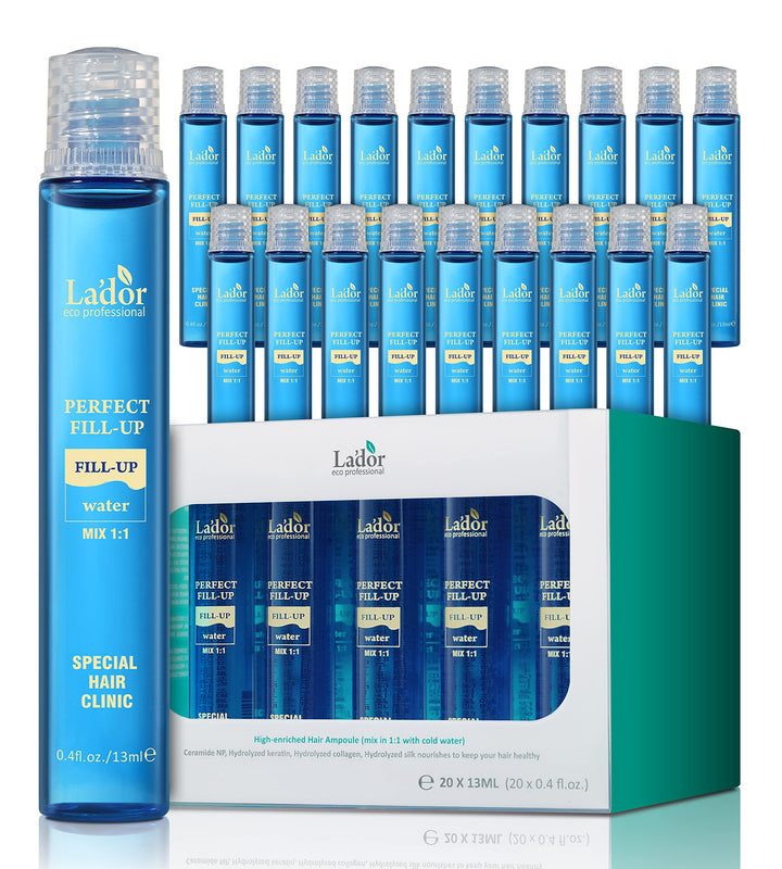 LA'DOR Perfect Hair Fill-Up Intensive Keratin Deep Conditioner Hair Treatment Collagen Protein Effective Hair Mask Pack for Color Treated Dry Fine Thin Hair Care Korean LADOR