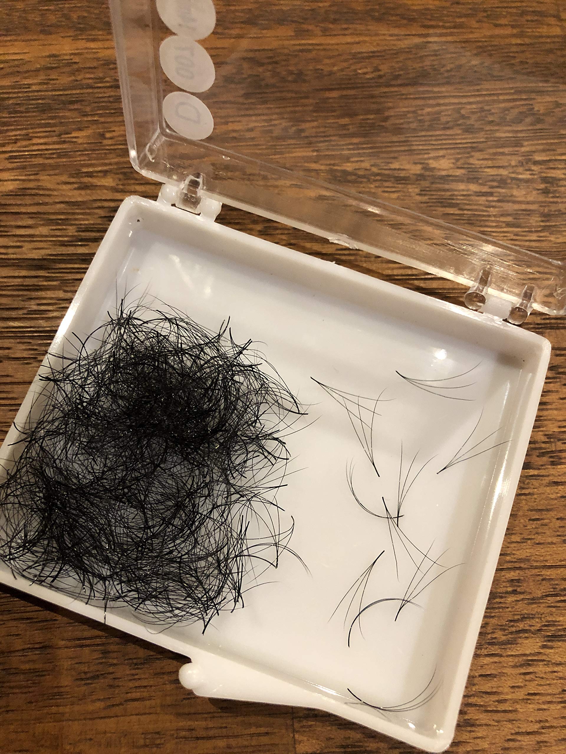 3D PREMADE (HAND MADE) FAN LASHES (500 FANS/TRAY) FOR EYELASH EXTENSION, C CURL AND D CURL, 0.07 THICKNESS, LENGTH FROM 10MM-15MM (14mm)