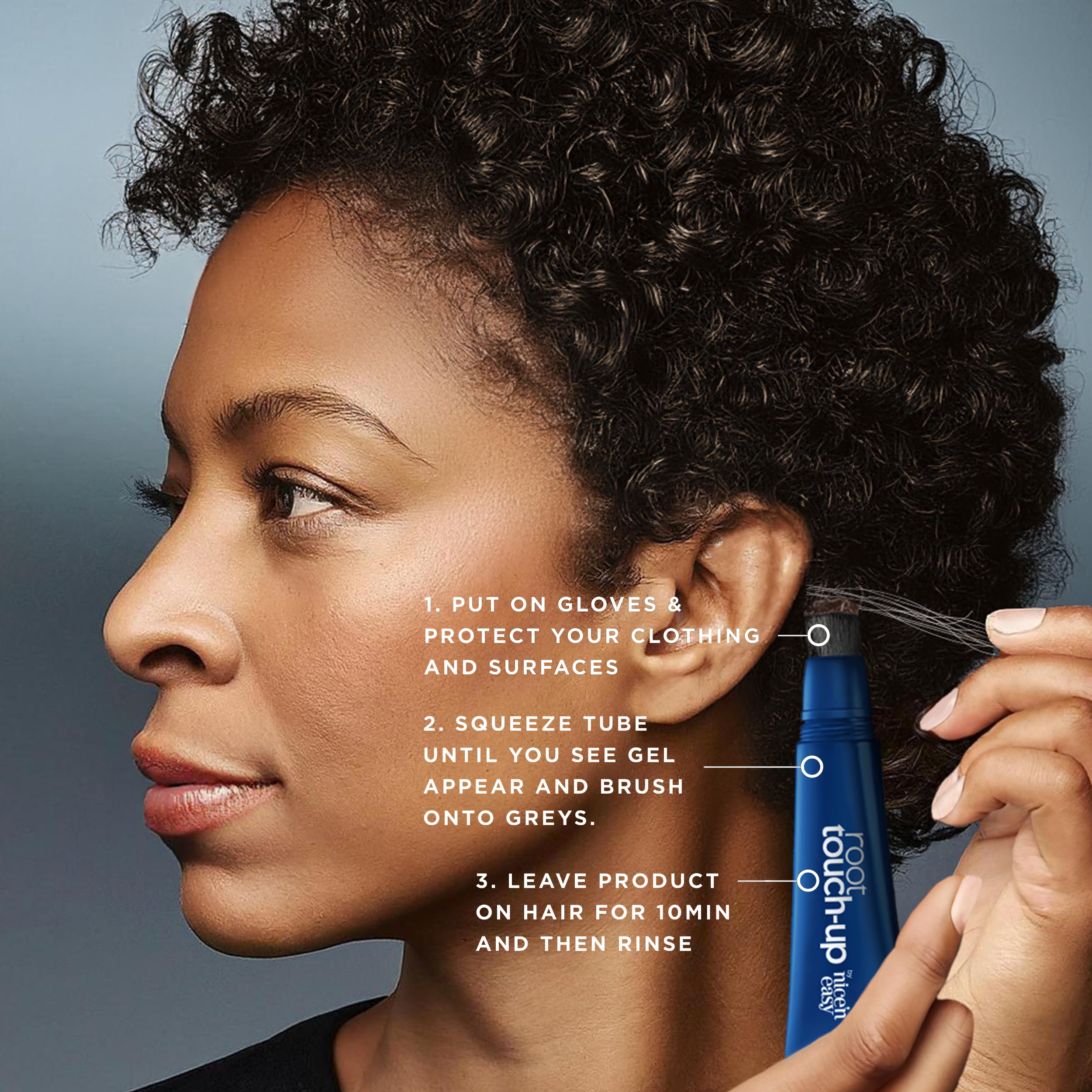 Clairol Clairol root touch-up color blending gel, 1 black, 1 count, 6 Fl Ounce