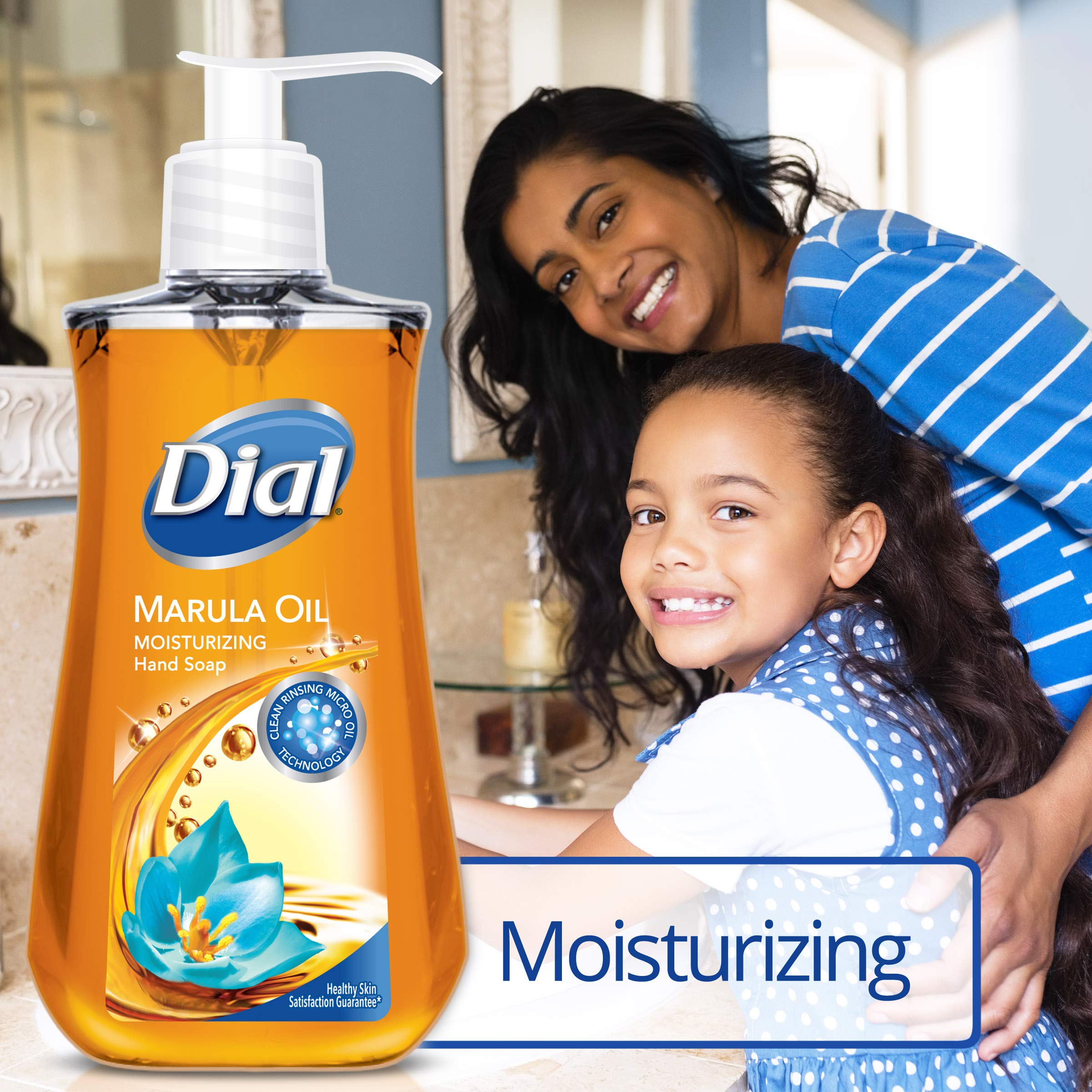 Dial Miracle Hand Soap Infused with Marula Oil, 3 Count (Pack of 4)