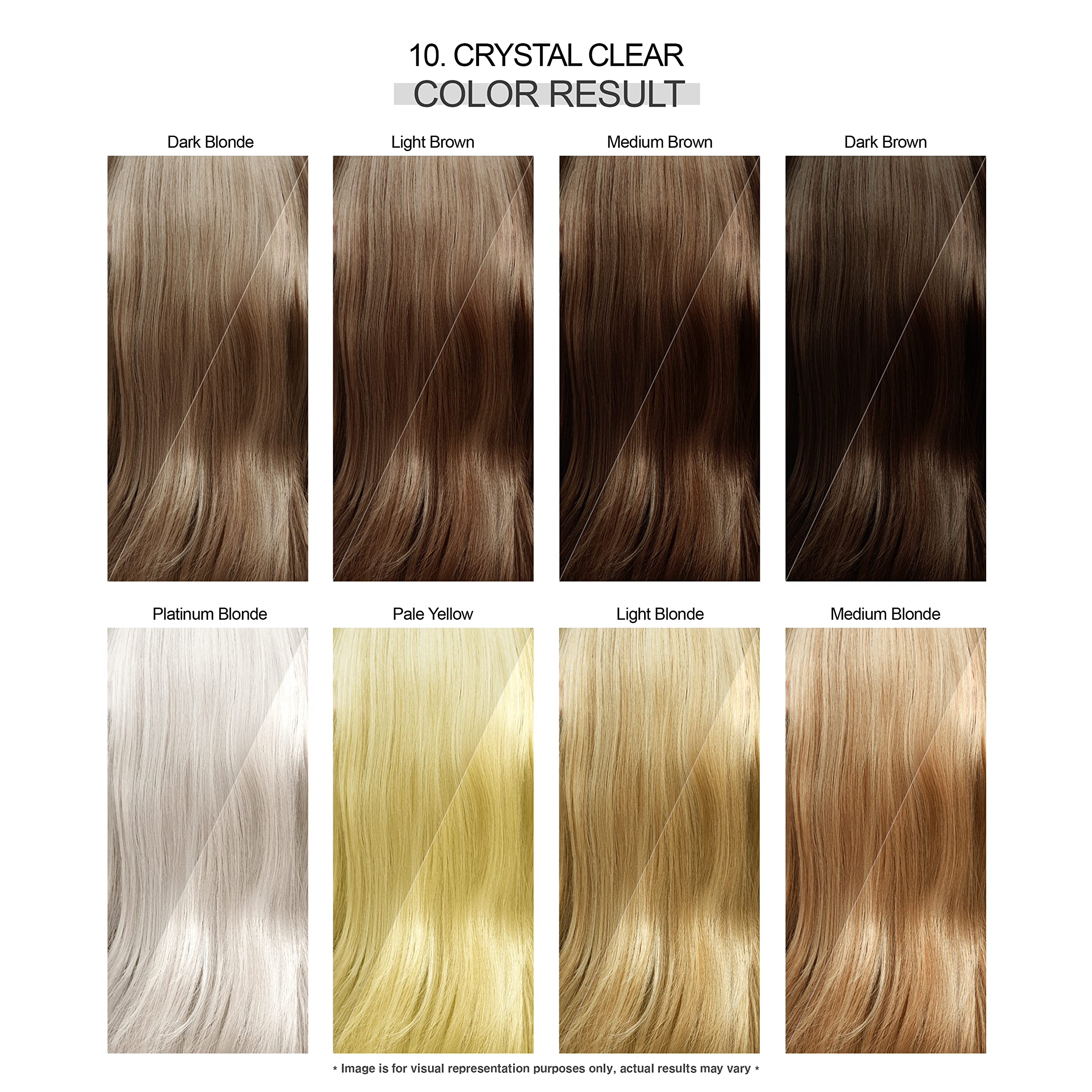 Adore Semi-Permanent Haircolor #010 Crystal Clear 4 Ounce (118ml) (2 Pack)