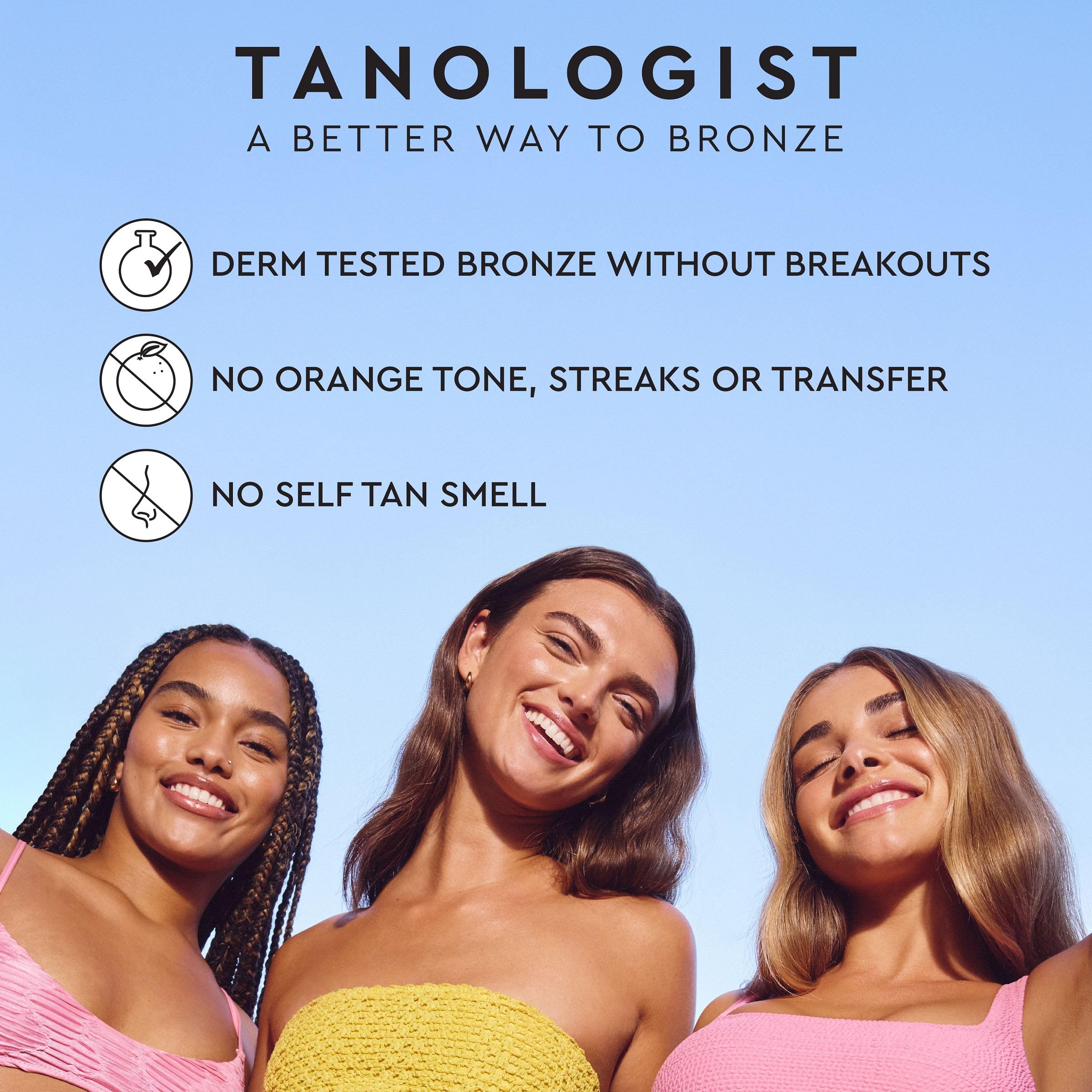 Tanologist Medium Self Tan Drops, Streak-Free Body & Face Tanning Drops, No Fake Tan Smell, For Moisturizer & Lotion, Bronzing Face Tanner, Skincare Ingredients, Travel Size, 0.50 fl. oz/15ml Bottle