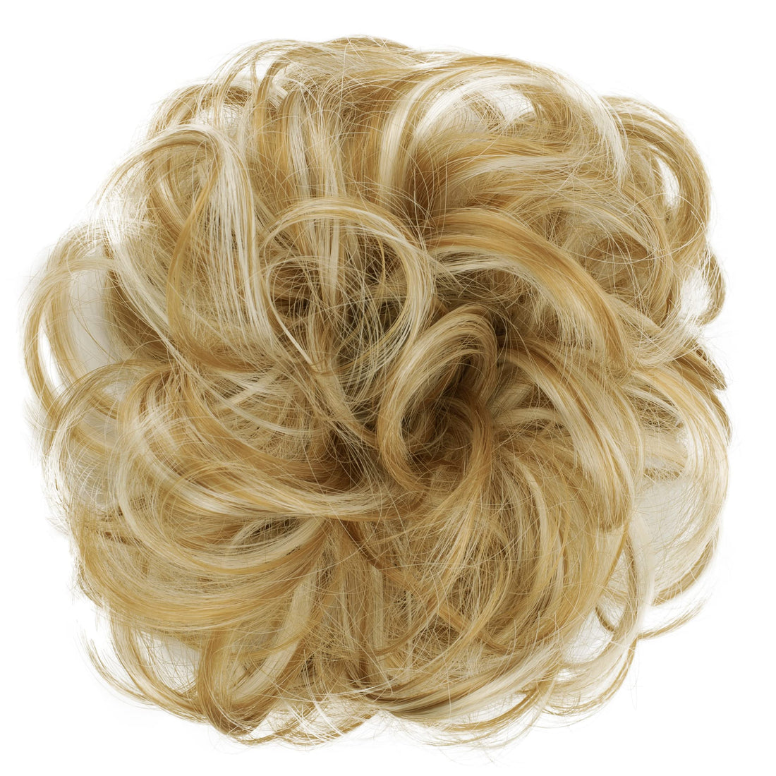 24 & 160g Hair Piece Pony Tail Extension (BLONDEPLATINUM) Very Long & Voluminous Straight Curled Wavy Heat-Resisting Like Real Human Hair