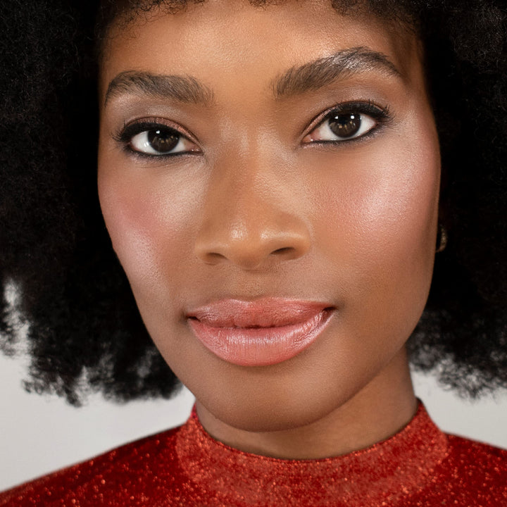 METIER Colour Core Champagne Lipstick for a Luxurious, Radiant Look, Creamy & Hydrating, Highly Pigmented Color, Infused with Jojoba (Palm Beach - soft red)