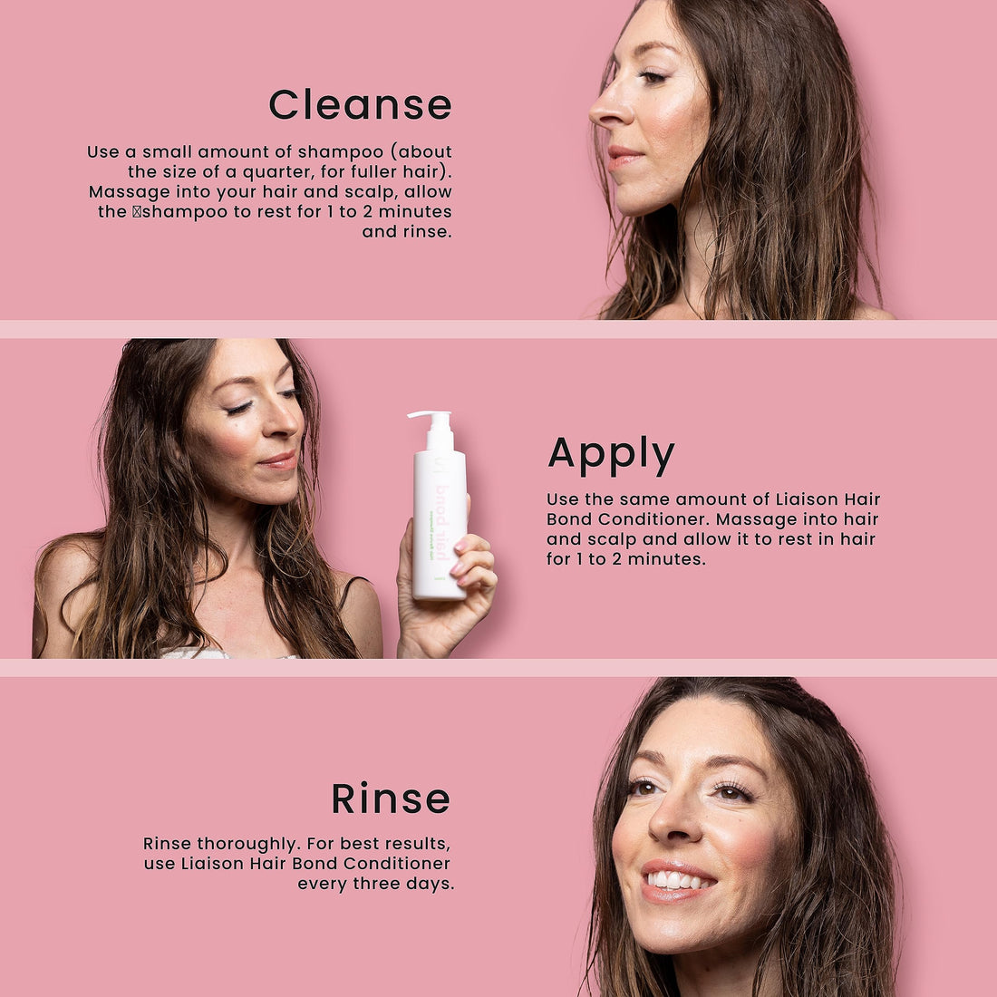 Hair Bond Conditioner for Women - Thickening & Volumizing Formula - Protects & Strengthens Hair Promotes Healthy Growth & Adds Volume (2 Pack)