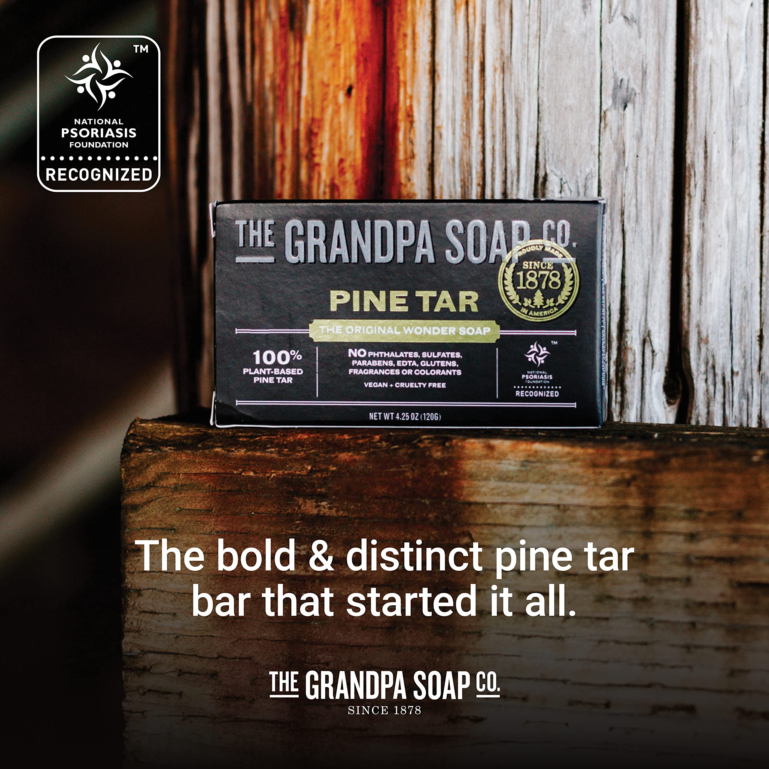 Grandpa's Pine Tar Soap (Pack Of 3)