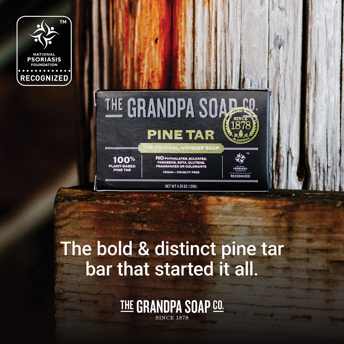 Grandpa's Pine Tar Soap (Pack Of 3)