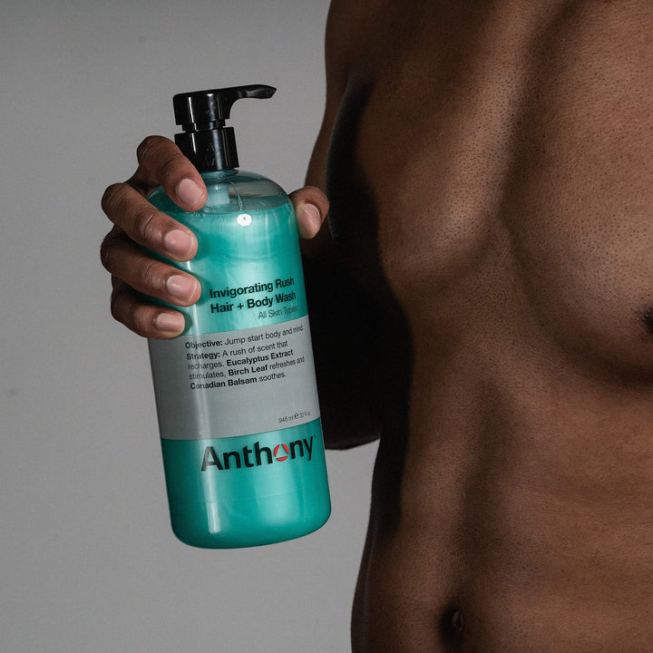 Anthony Invigorating Rush Hair Plus Body Wash, 32 fl. oz.