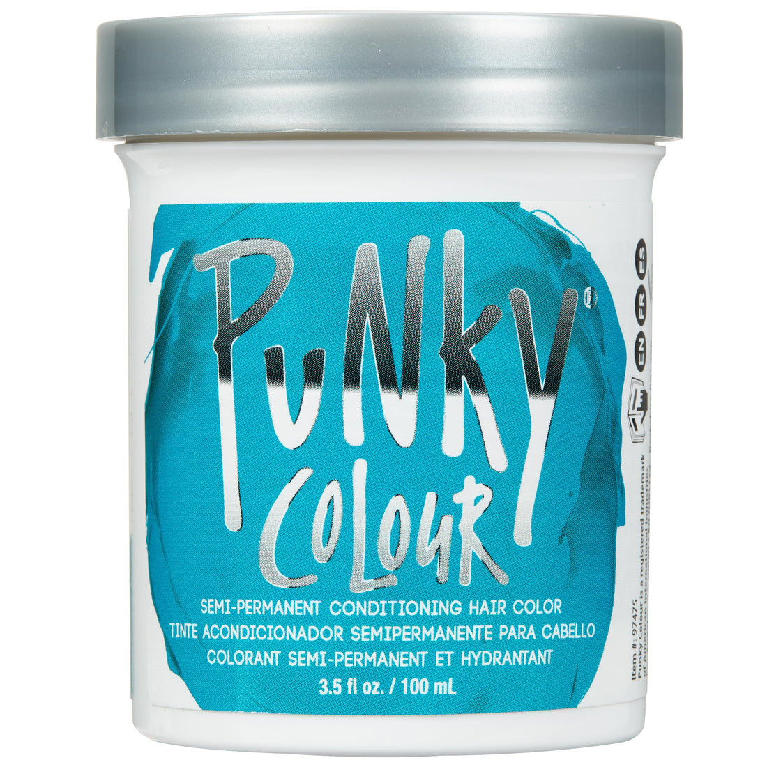 Punky Jerome Russell Punky Semi Permanent Hair Color Conditioning, 100ml (Pack of 1) - Turquoise