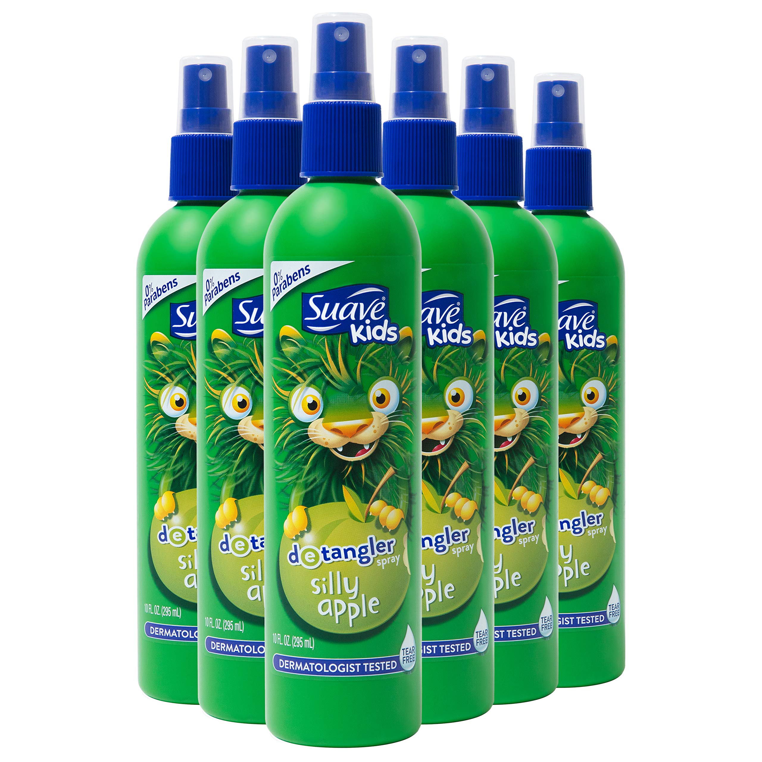 Suave Kids Detangler Spray, Apple 10 oz (Pack of 6)
