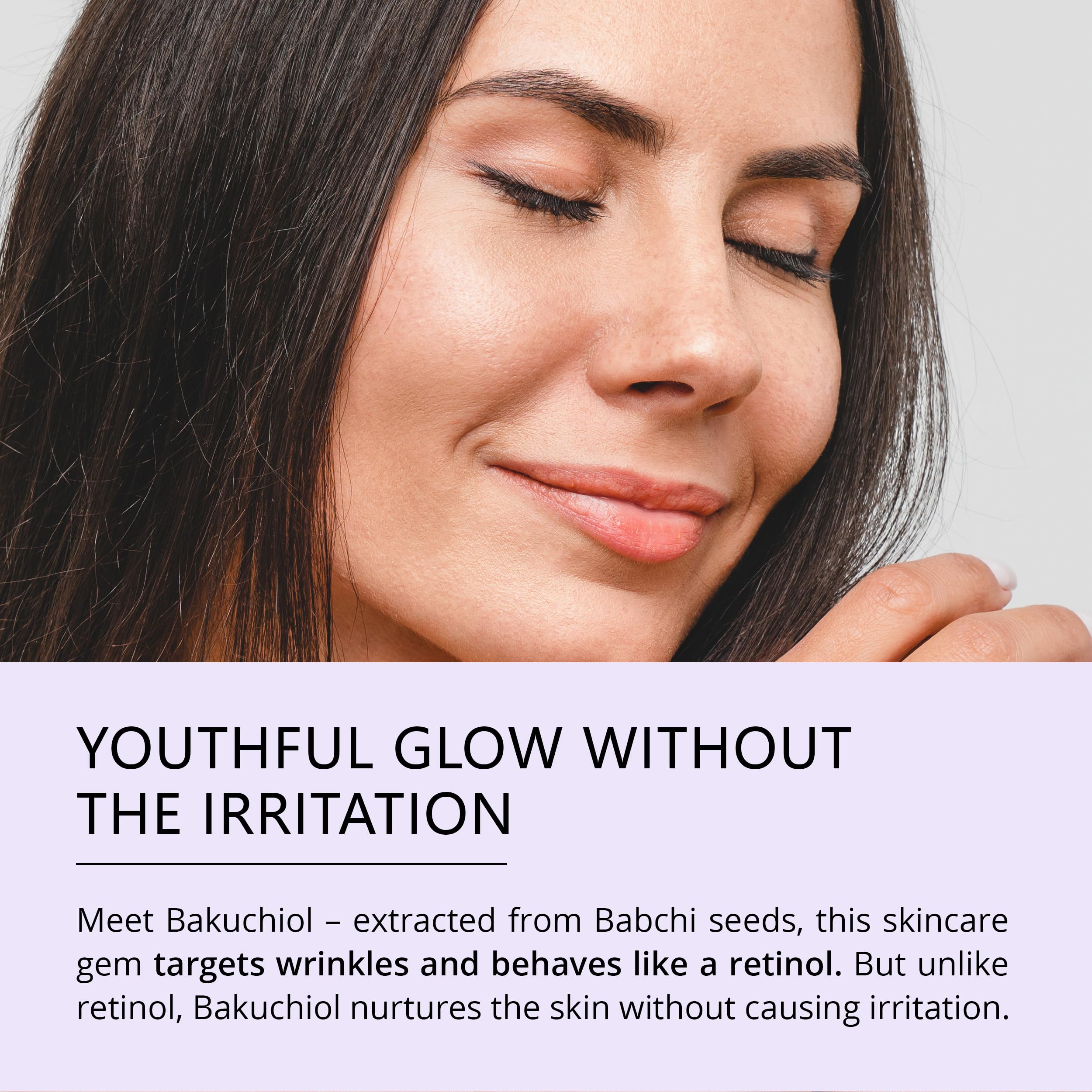 Asterwood Bakuchiol Serum for Face - Retinol Alternative - Plumping, Anti-Aging, Wrinkle Reducing - Fragrance-Free - 1 Fl Oz