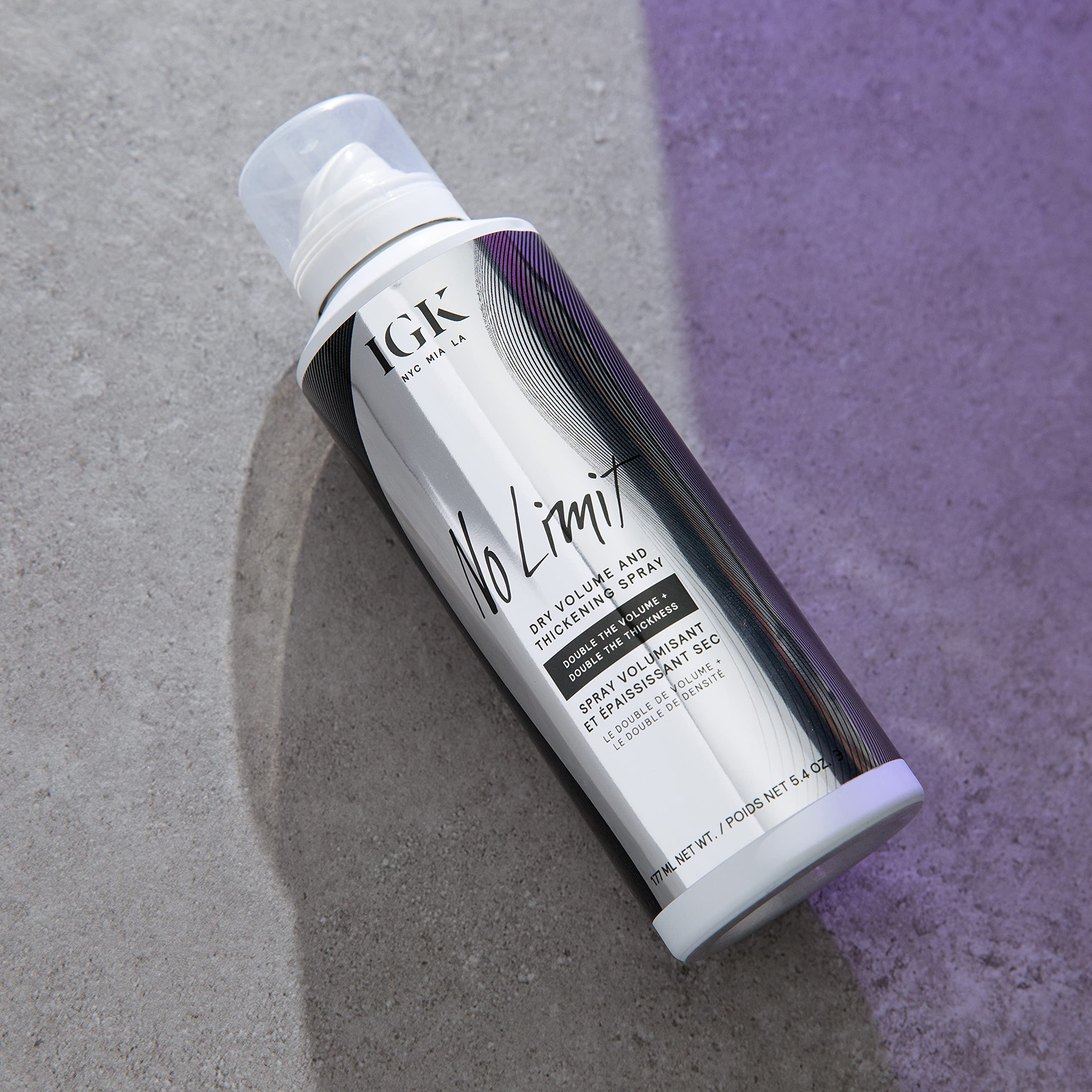 IGK NO LIMIT Dry Volume and Thickening Spray, 5.4 fl. oz.