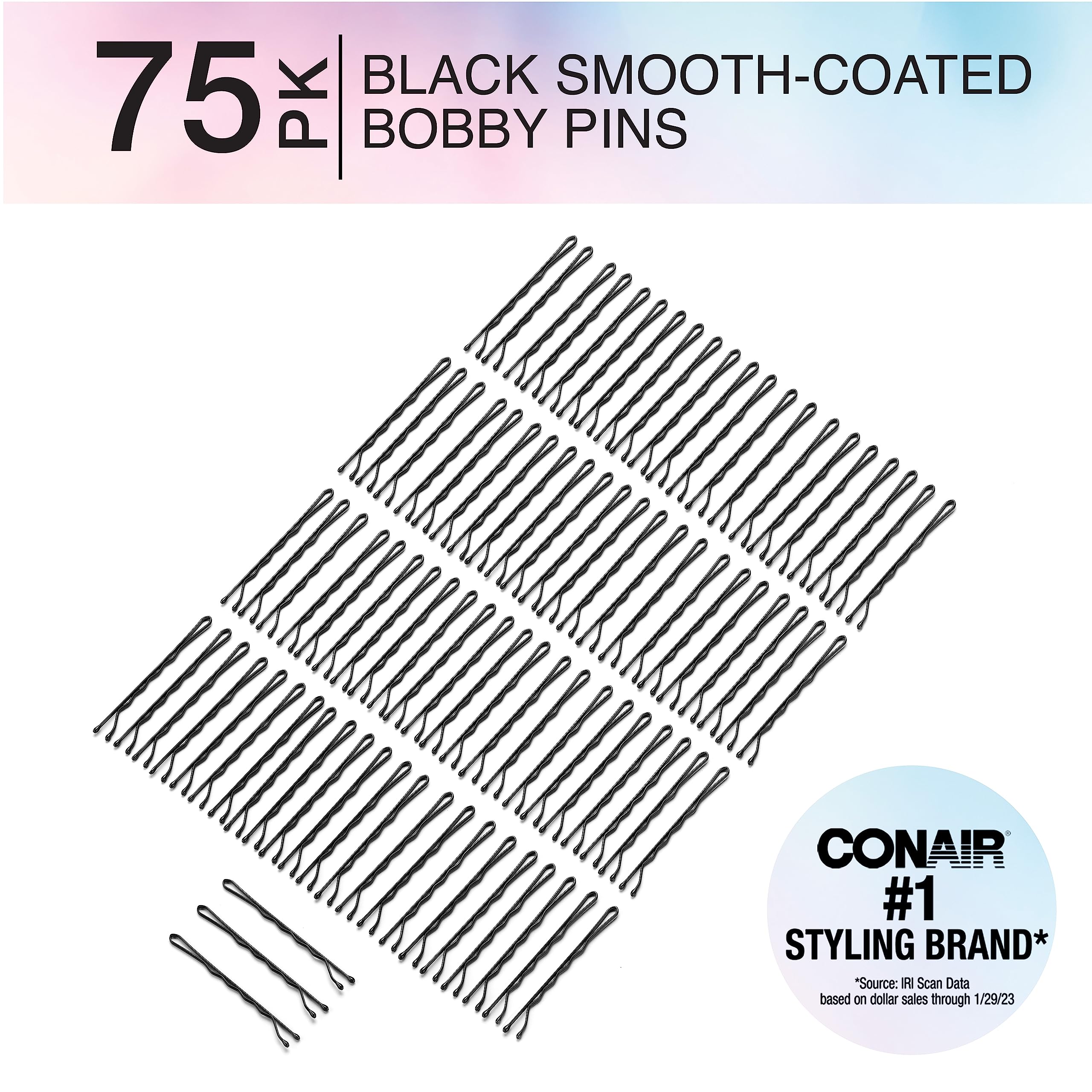 Conair Color Match Bobby Pins, Black by Conair