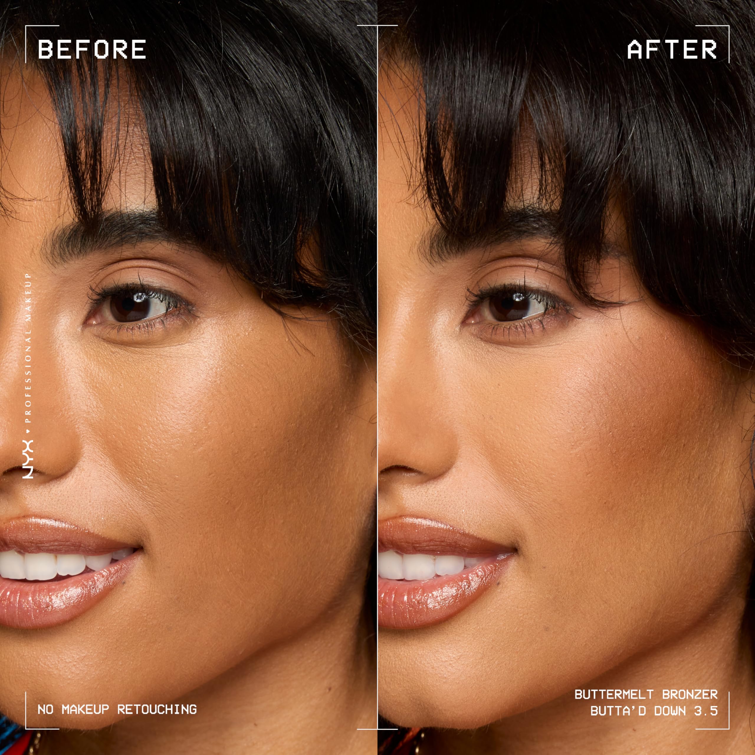 NYX PROFESSIONAL MAKEUP Matte Buttermelt Bronzer, Longwear Face Makeup with Up to 12 Hours of Wear, Vegan Formula - Butta D Down