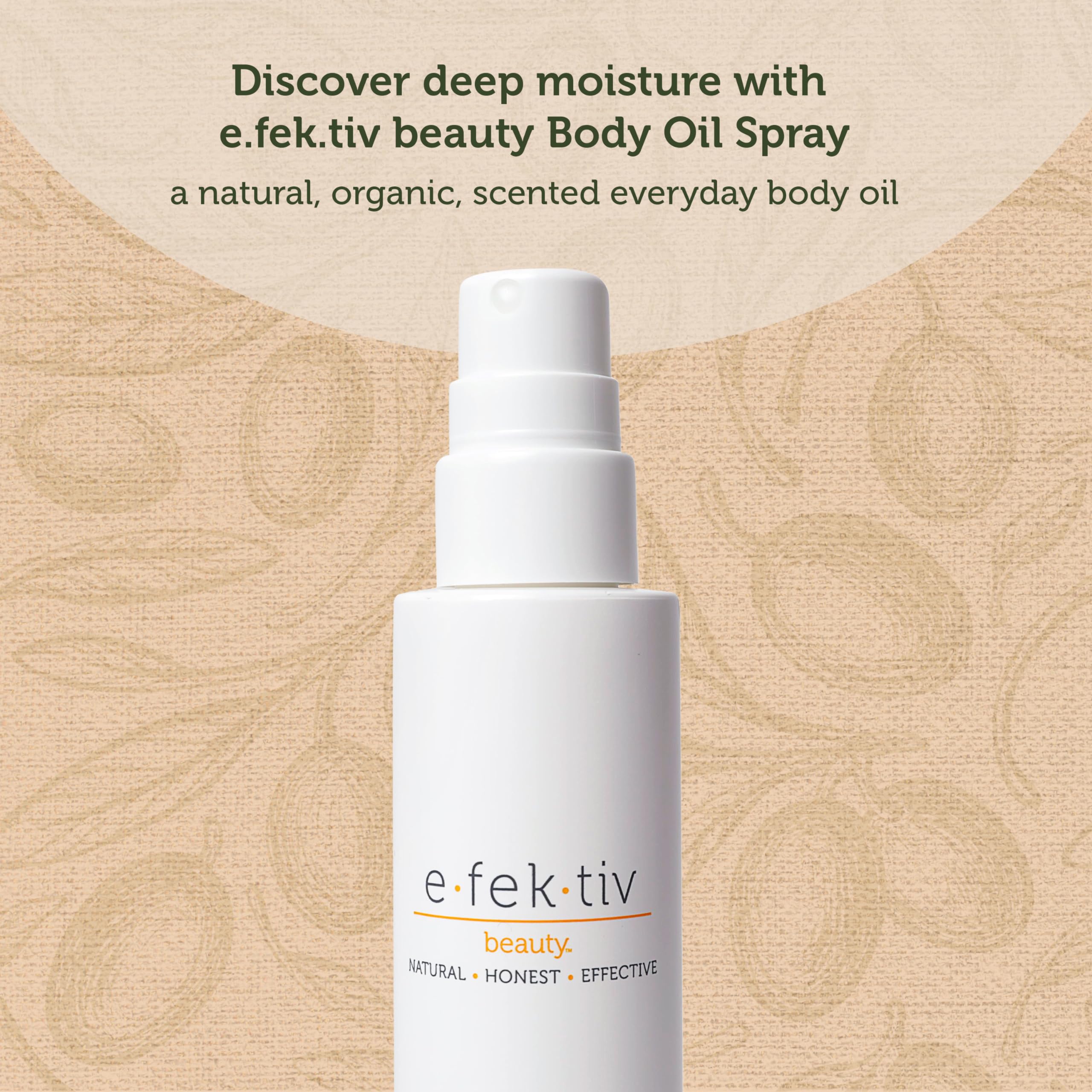 e.fek.tiv beauty Olive Oil + Phyto Blend Silken Body Spray - Ultra Moisturizing Mist for the Skin - Dry Oil Body Spray Moisturizer - No Gluten, Parabens, Sulfates - Cruelty Free - 5 Oz