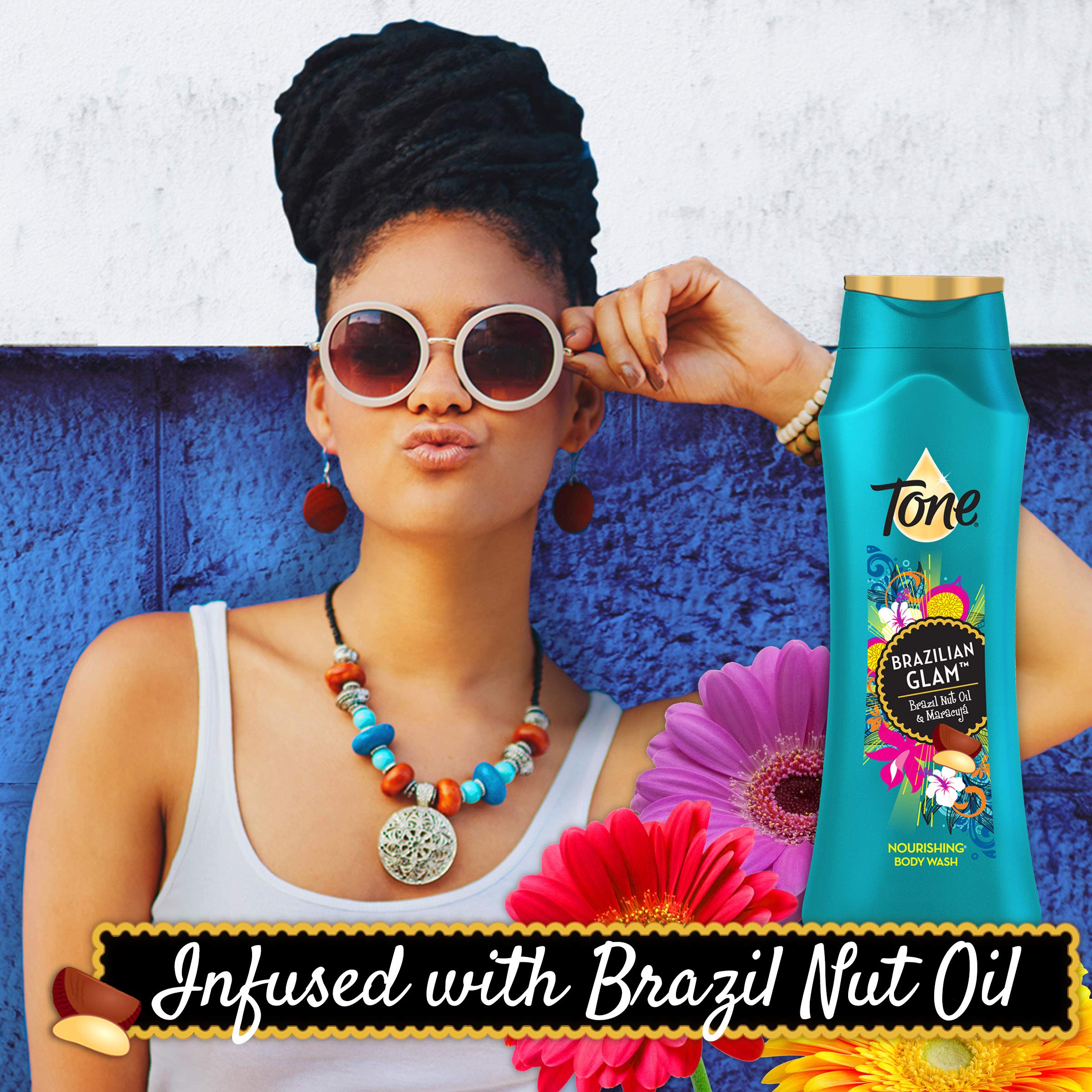 Tone Body Wash, Brazilian Glam, 18 fl oz