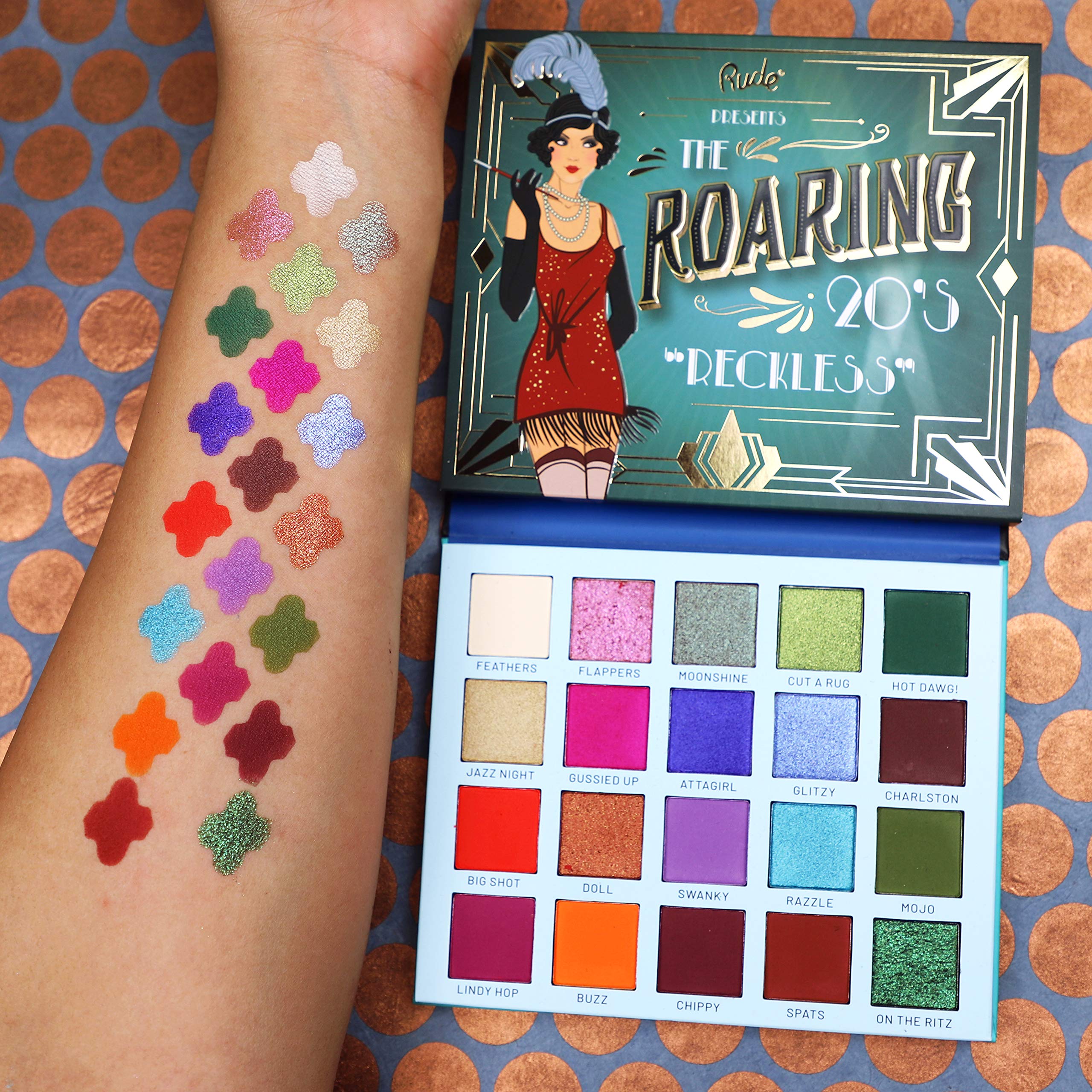 Rude Cosmetics The Roaring 20's Eyeshadow Palette - Reckless