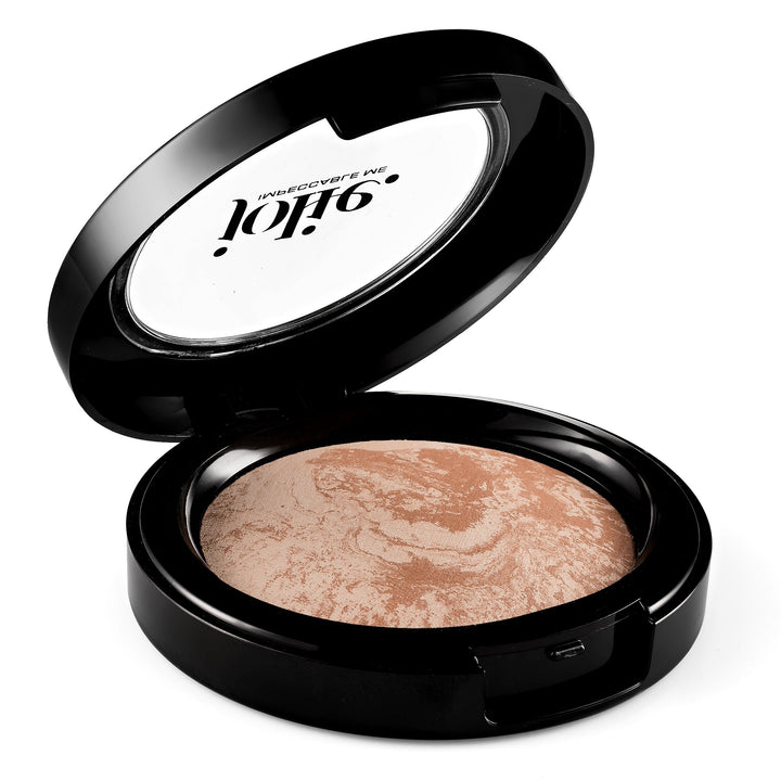 Marbleized Baked Finishing Powder Bronzer Highlighter (Matte Bronze)