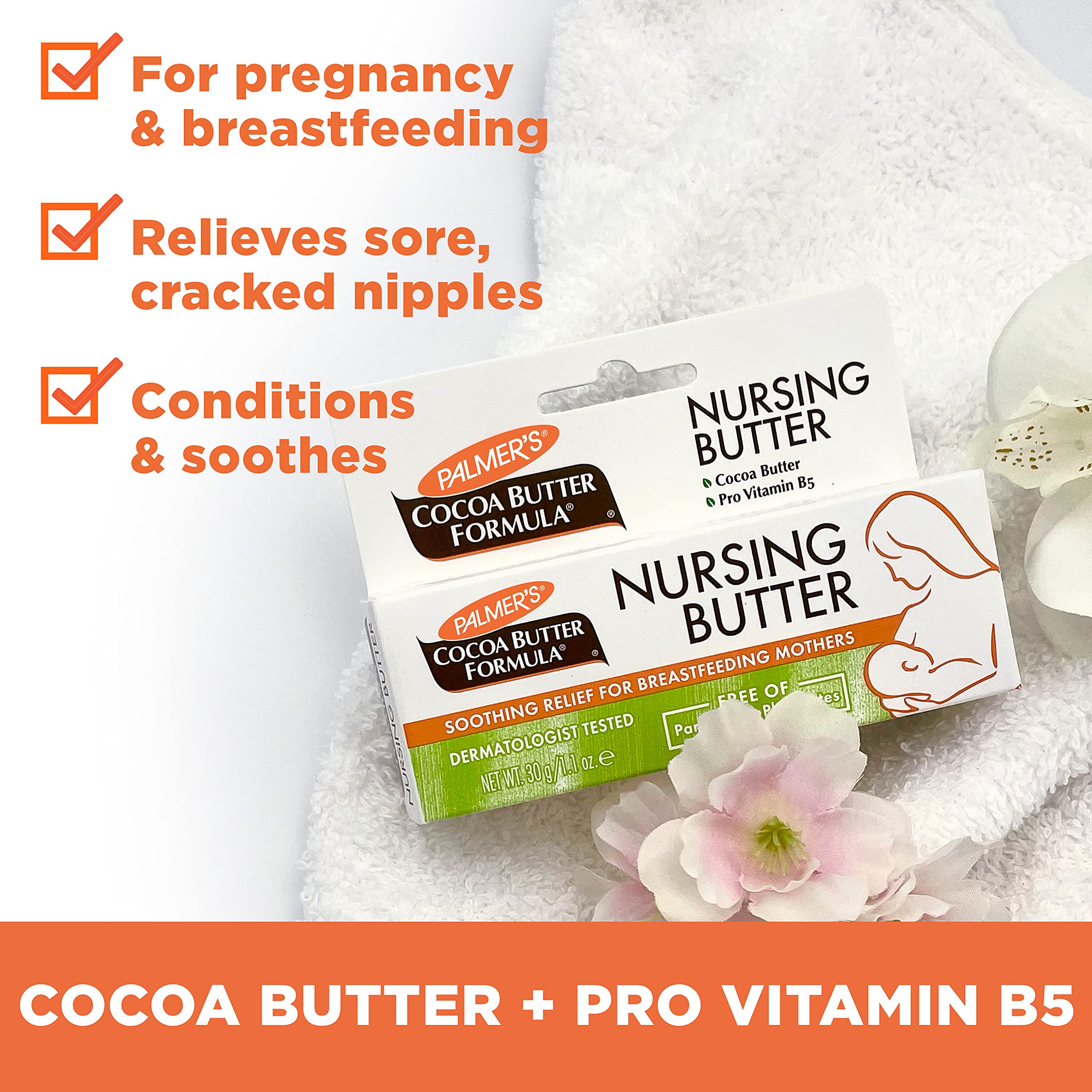 Palmer's Cocoa Butter Formula Nursing Butter, 1.1 Ounce