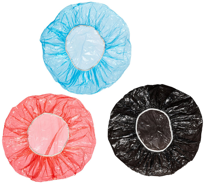 Colored 20 Pack : Diane Processing Caps - Black, Blue & Red (D718C)