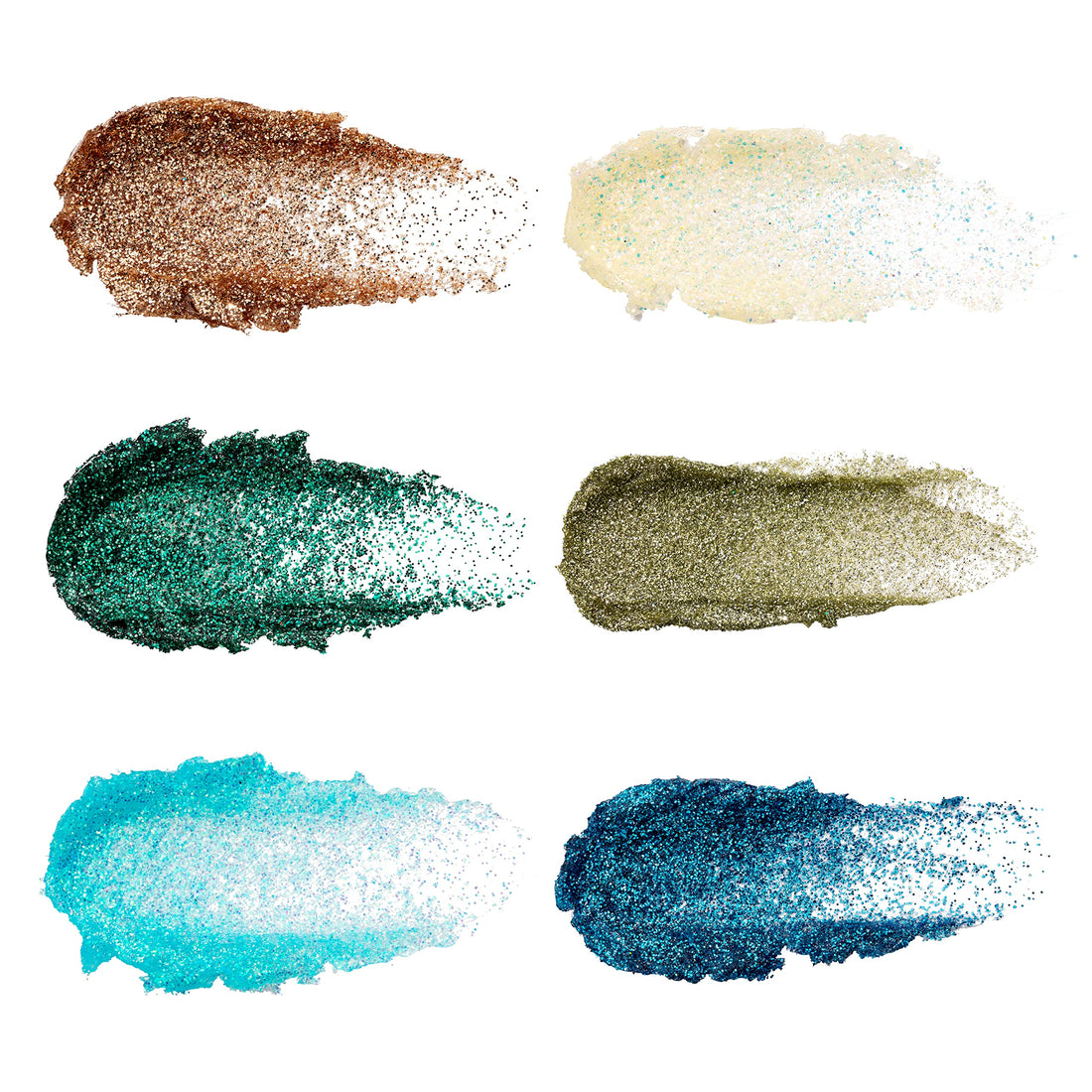 wet n wild Fantasy Makers Glitter Palette, Long Wearing Shimmering Brilliance, Creamy Texture, 6 Complementary Shades, Cruelty-Free - Boogie Monster