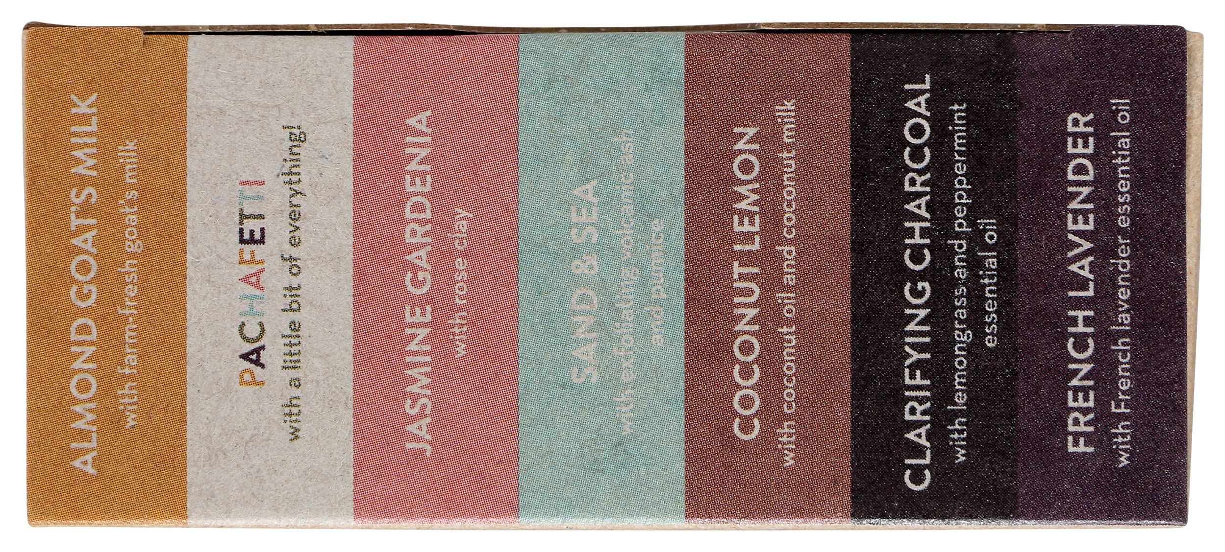 Pacha Soap, Variety Pack Bar Soap Pacha Peaces, 7 Ounce