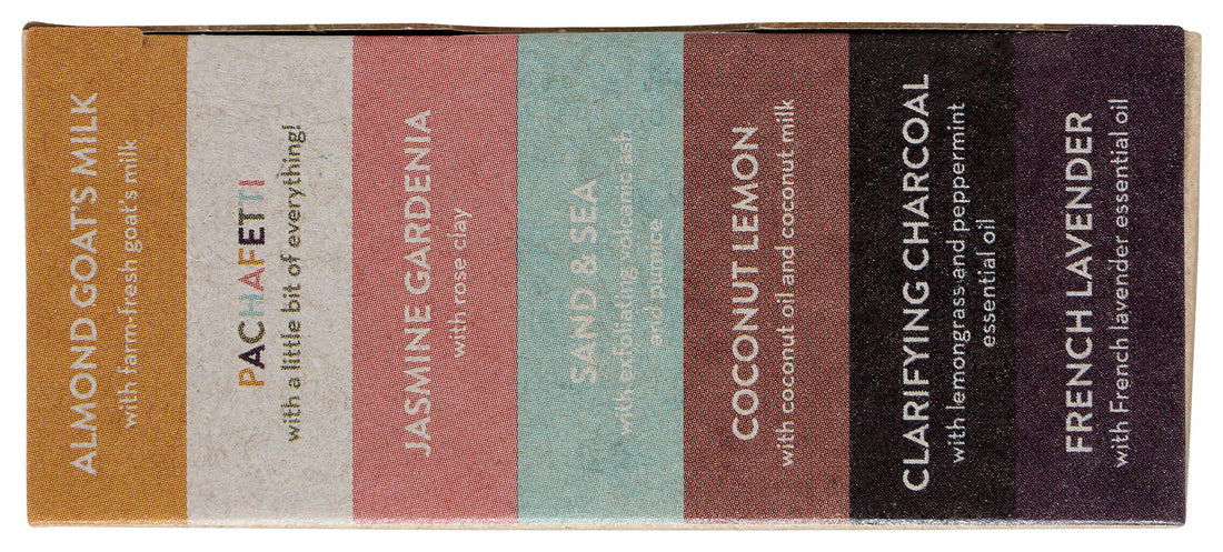 Pacha Soap, Variety Pack Bar Soap Pacha Peaces, 7 Ounce