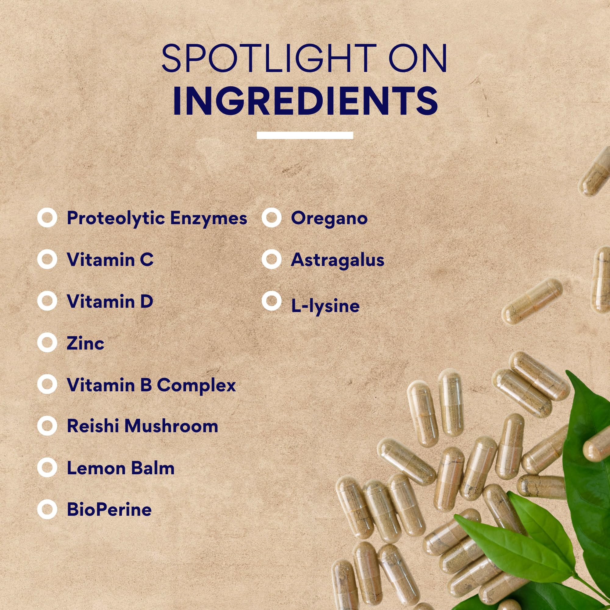 Research Verified Shinglax - Lemon Balm, Proteolytic Enzymes, Mushroom Complex, Vitamin B Complex, Oregano, Zinc - GMO Free, Made in USA - 60 Capsules (Pack of 1)