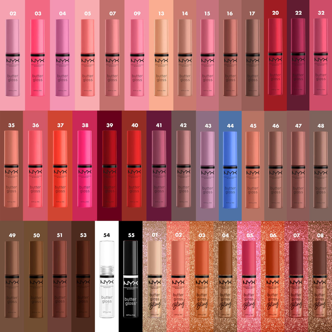 Nyx Professional Makeup Butter Lip Gloss, Vanilla Cream Pie, 8ml