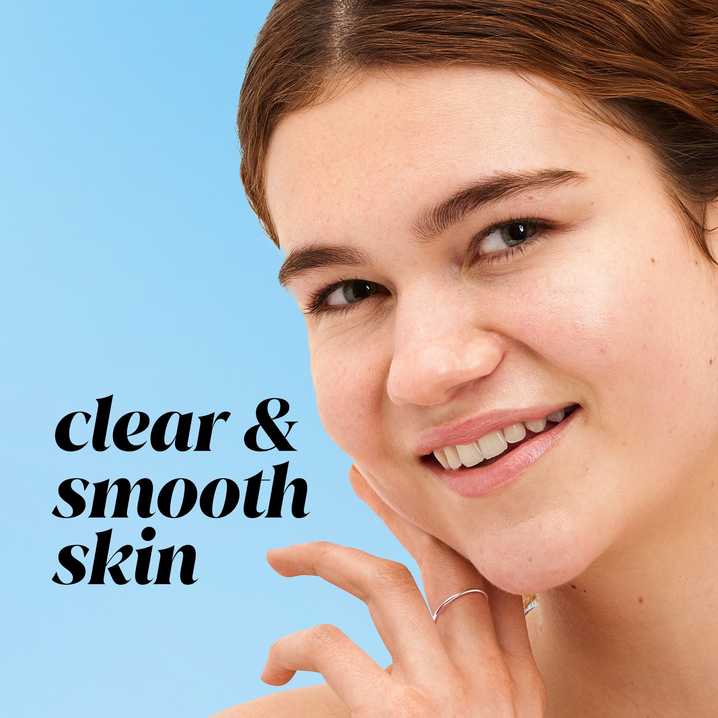 Olay Gentle Exfoliating Toner, Fragrance Free, 4.1 fl oz, Pore Treatment Face Cleanser Unclogs and Diminishes the Appearance of Pores