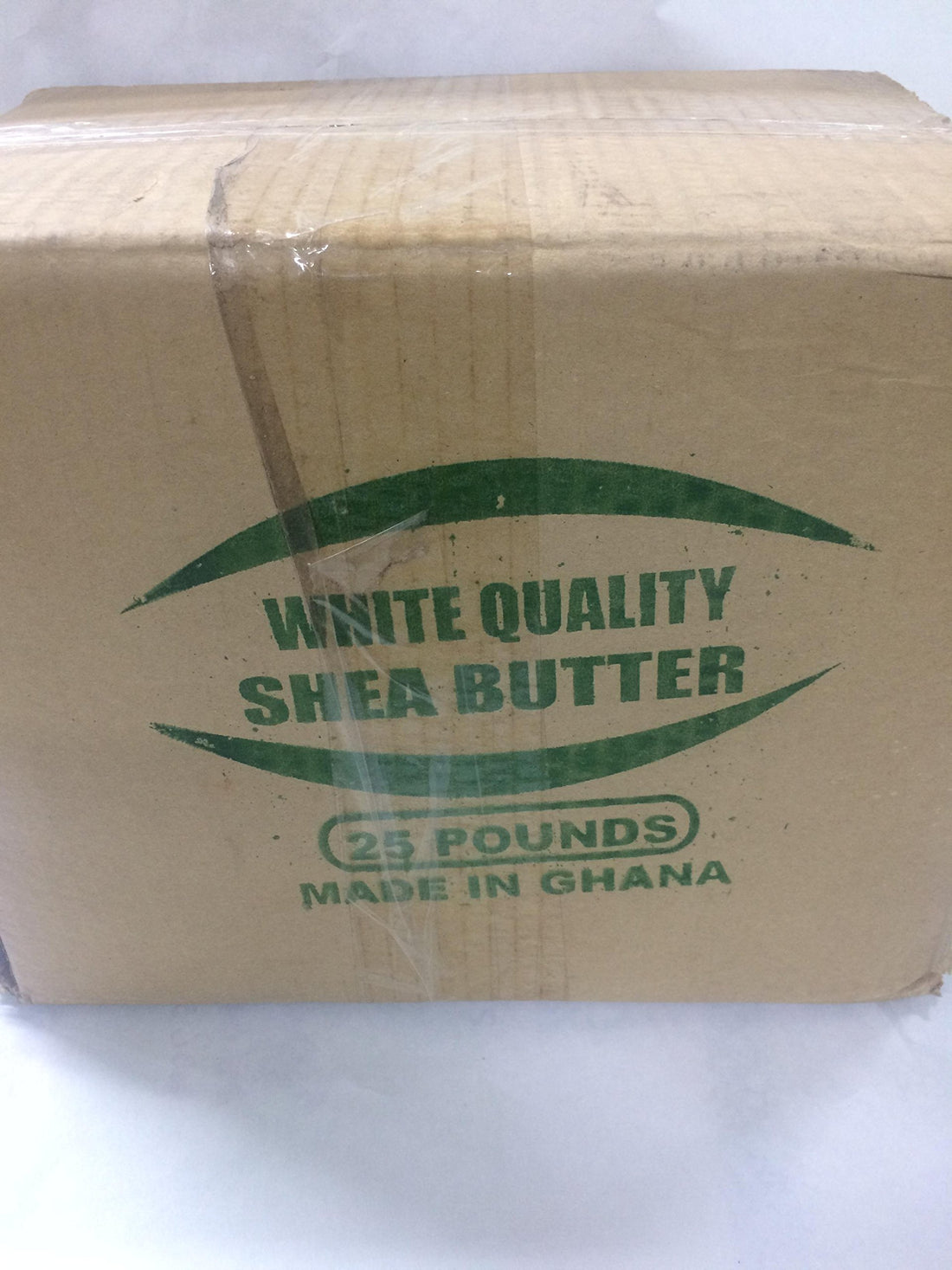 afrimports African Shea Butter 100% Organic, White, 25 pounds