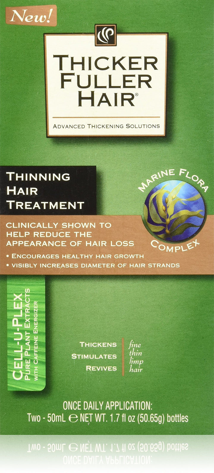 Thicker Fuller Hair Hair Loss Prevention Treatment 2 Count 1.7oz