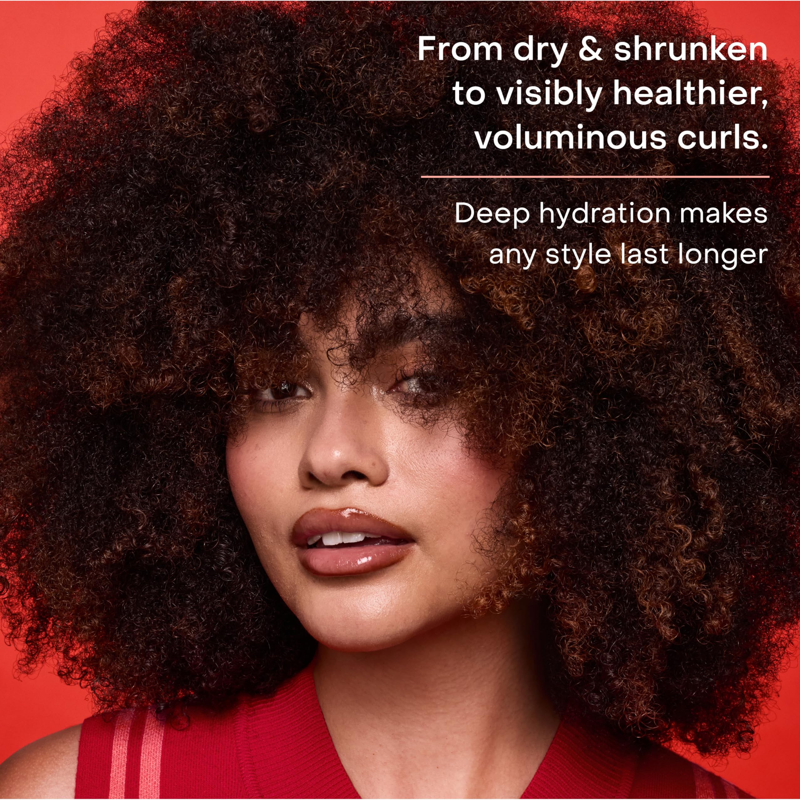 SheaMoisture Curl Stretch Multi-tasking Volume Cream Kalahari Melon Oil and a Tropical Vacation Scent With Hydrating Hyaluronic Serum, Defines Type 4 Curls For Days 11 Fl Oz